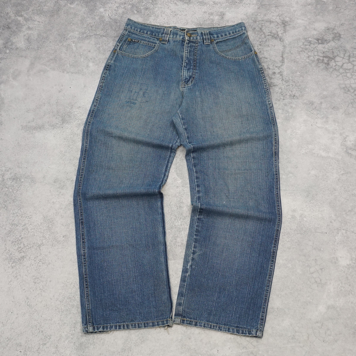 2000s Ej Jeans Collection Baggy Faded Jeans