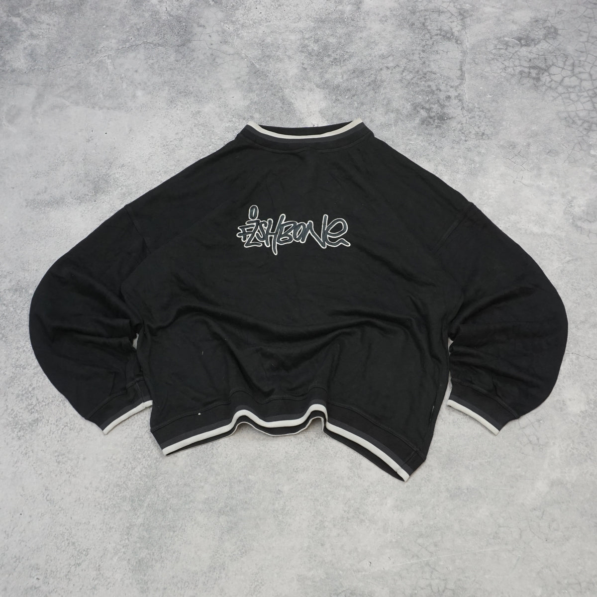 90s Fishbone Graffiti Graphic Crewneck Jumper