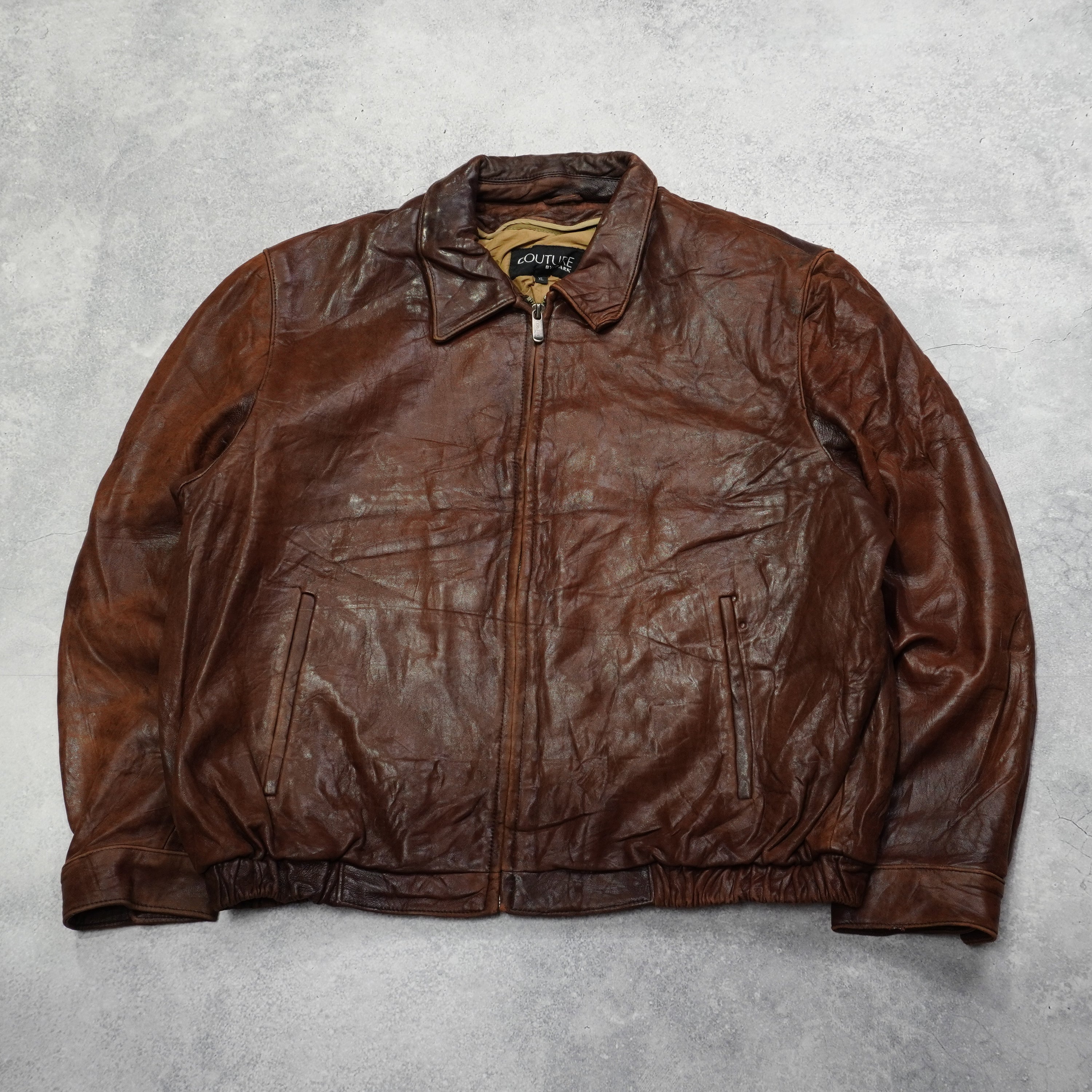 2000s Couture Leather Jacket