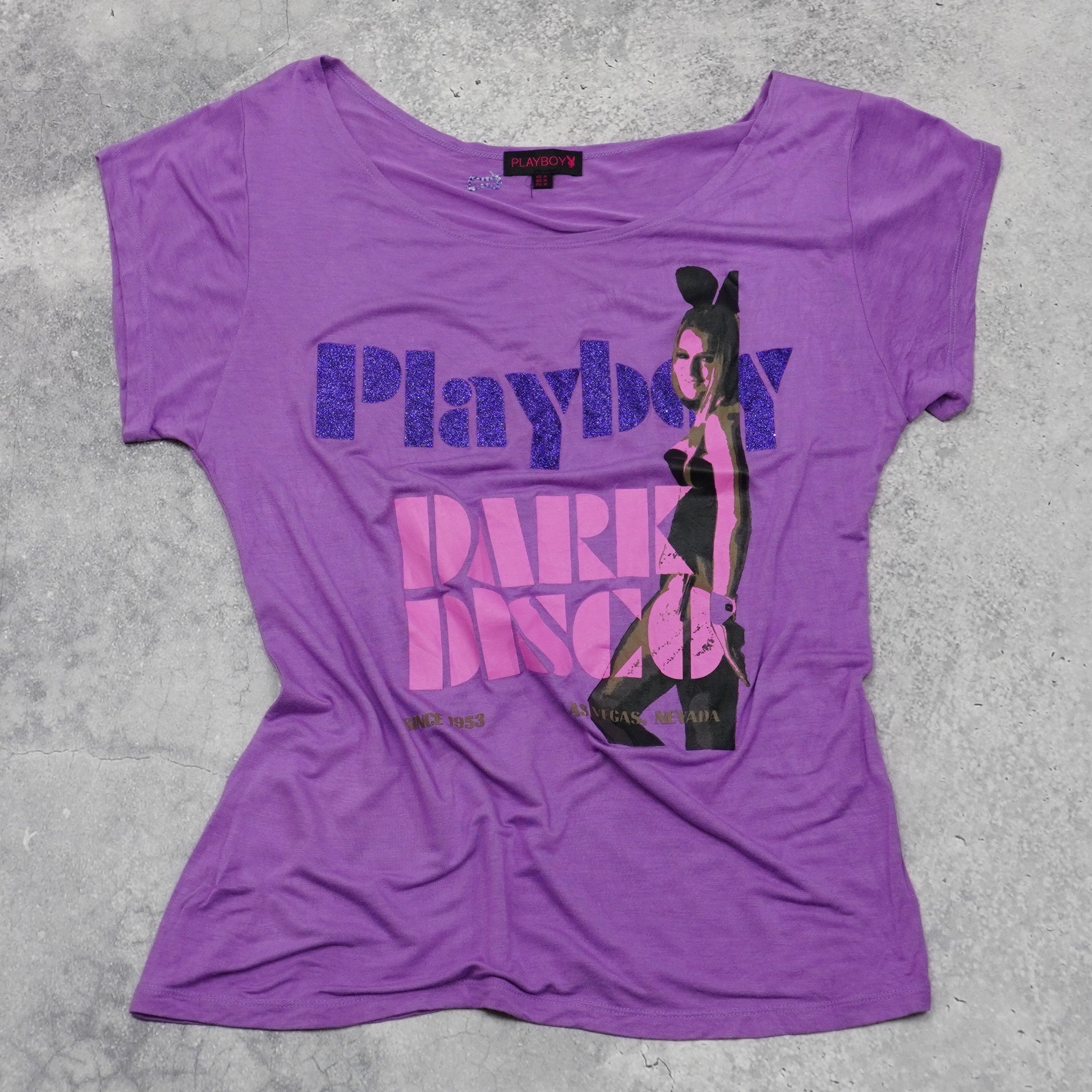 2000s Playboy Graphic Top