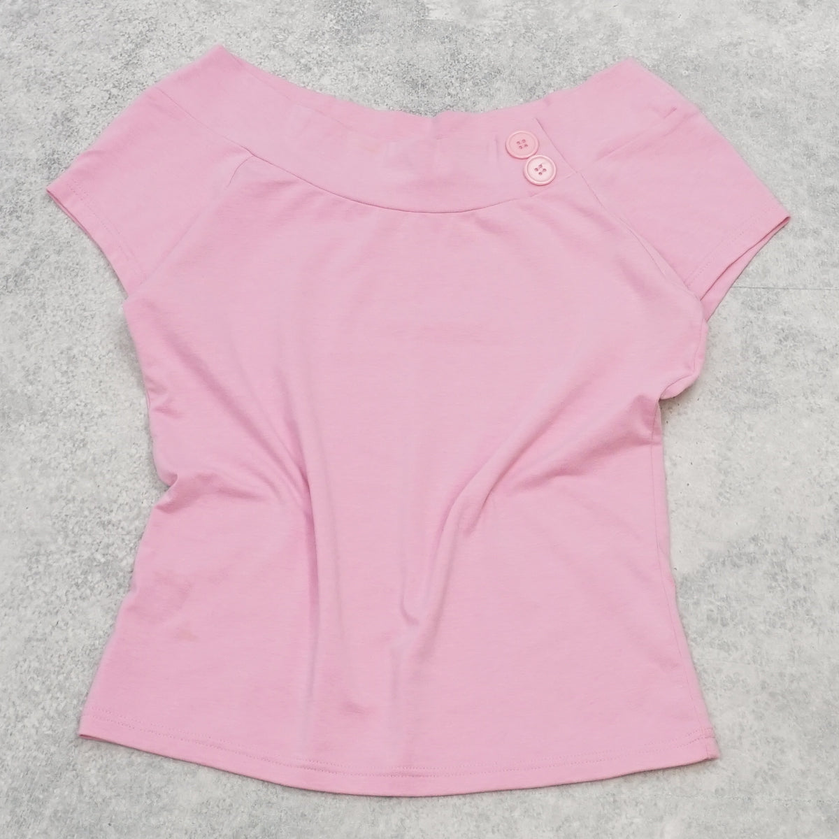 2000s Creation Fitted Button Detail Top