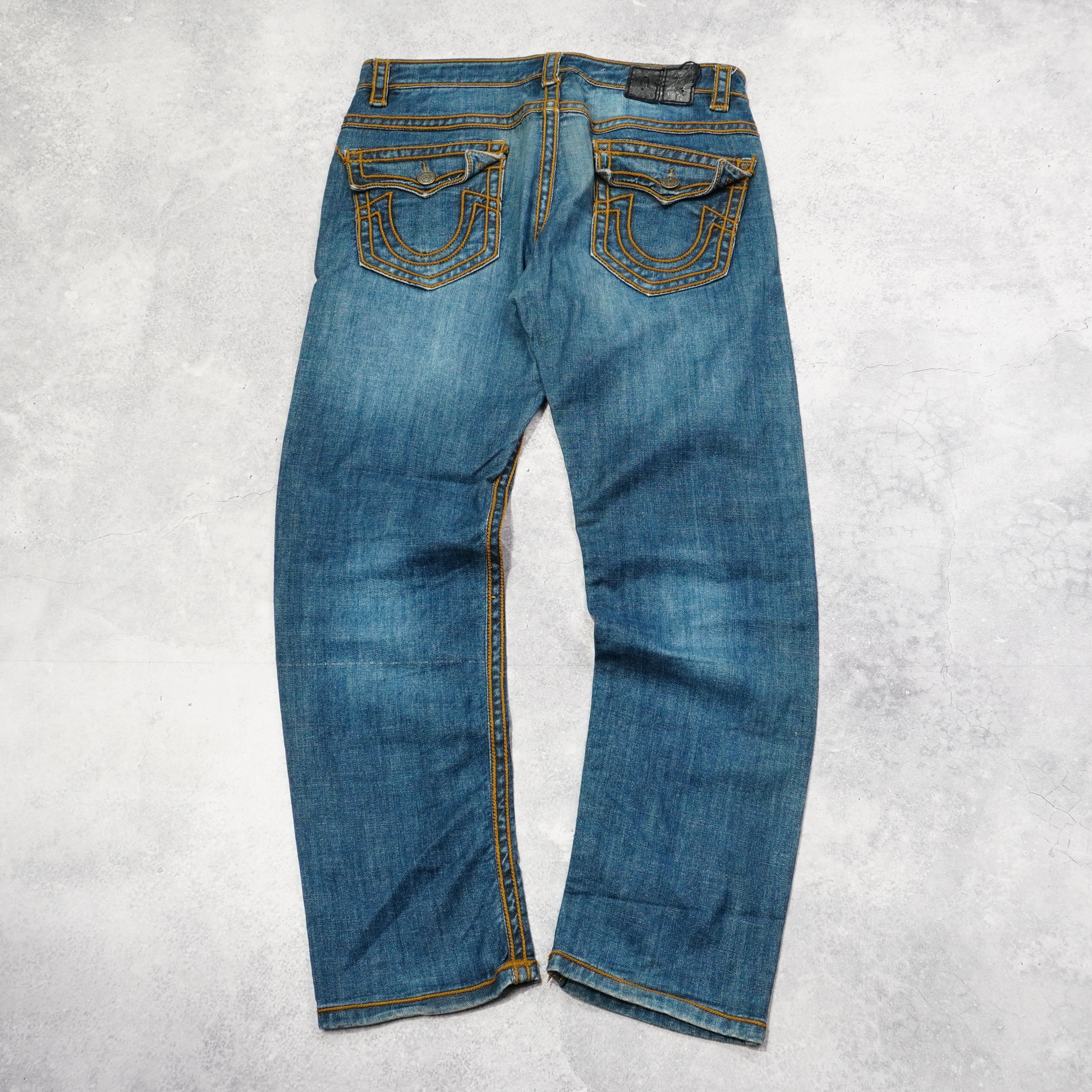 True Religion Straight Leg Denim Jeans