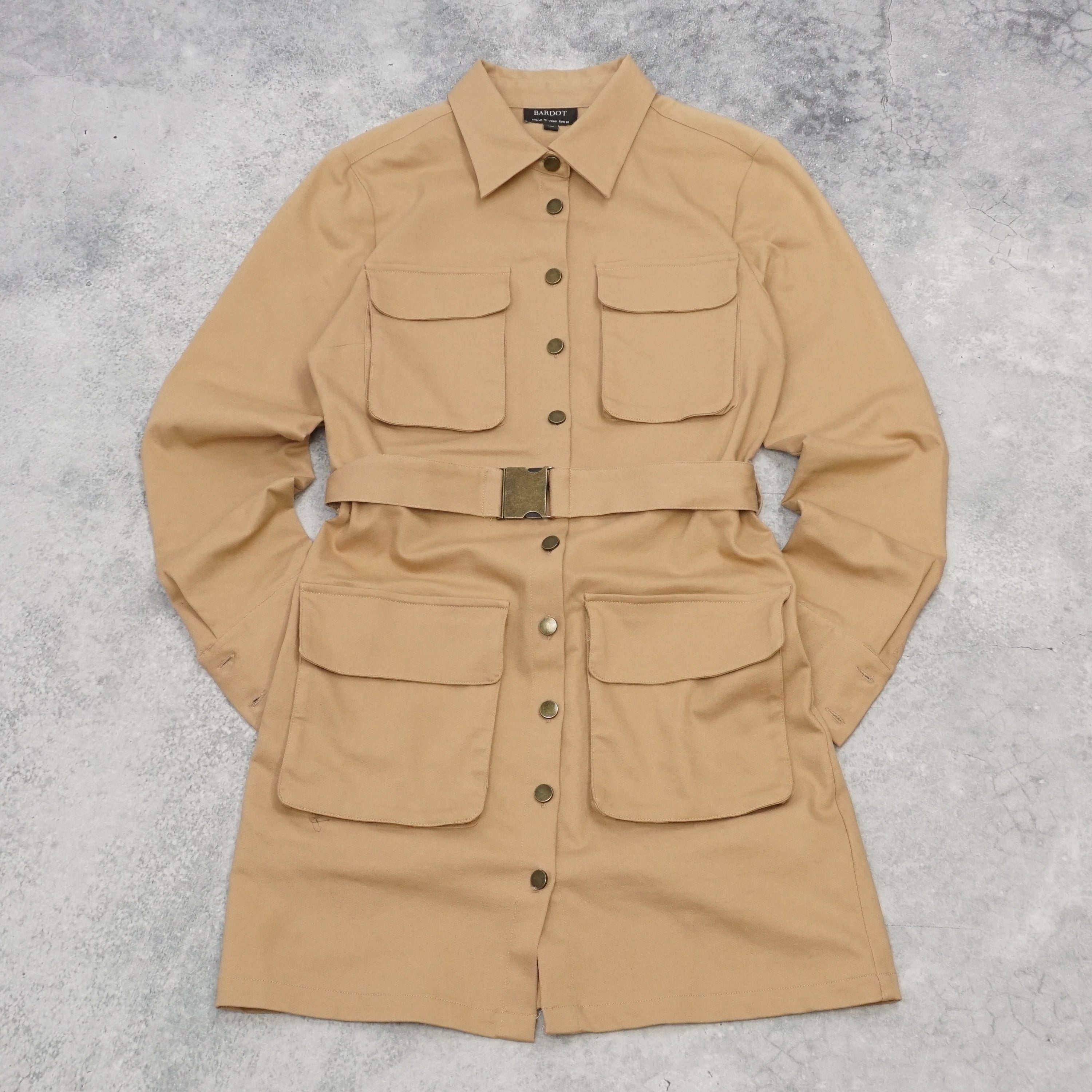 Bardot Utility Style Dress