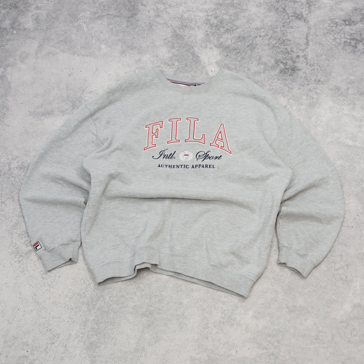 Fila Embroidered Spellout Crewneck