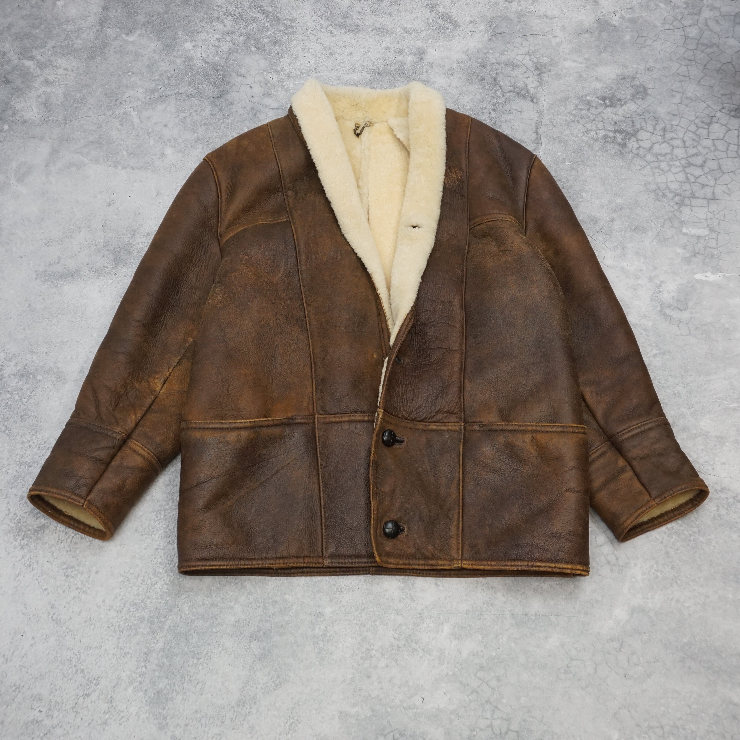 80s Shearling Lined Coat