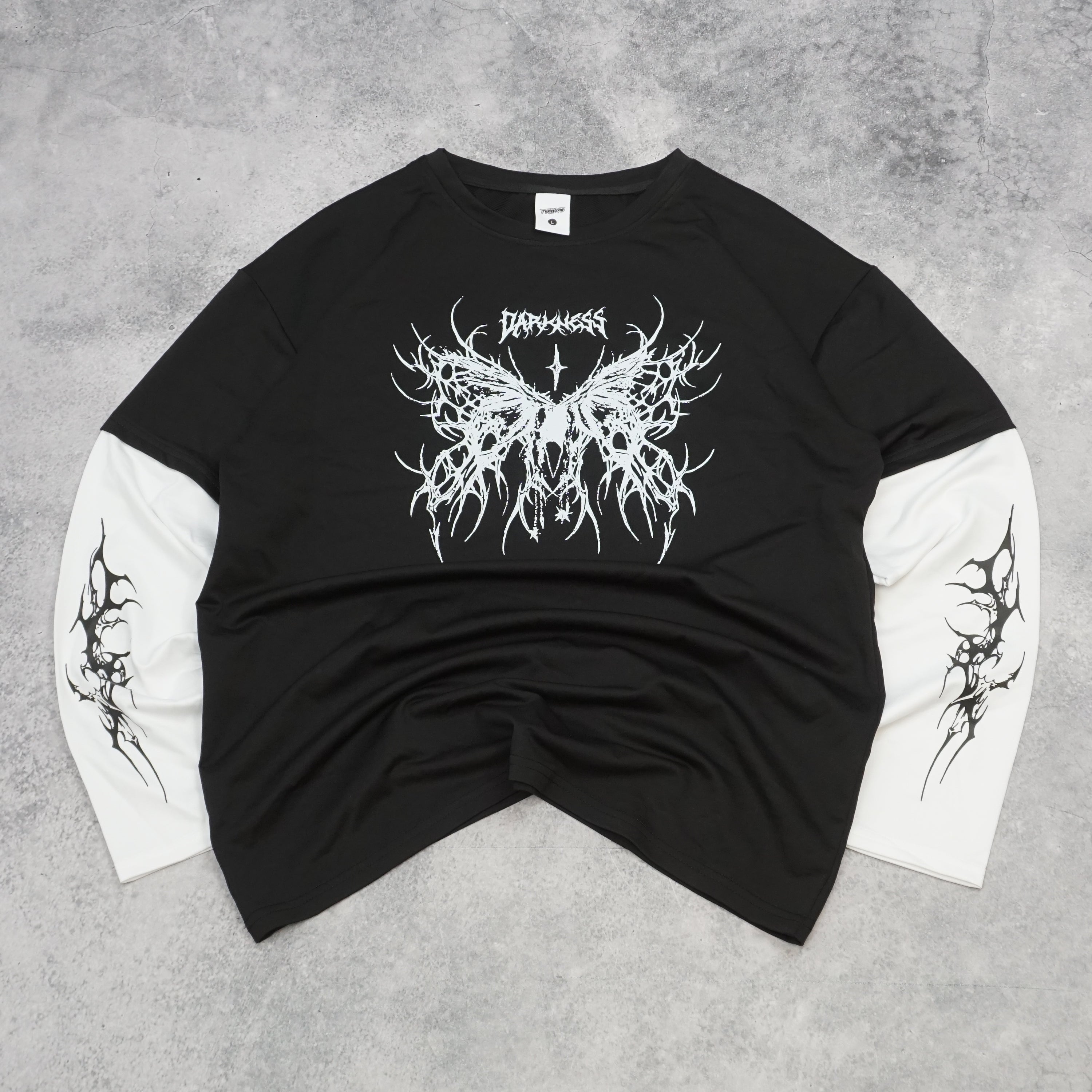Trendy Graphic Long Sleeve Top
