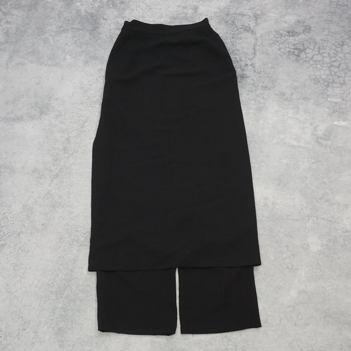 90s Gianni Versace Wool Wrap Skirt Pants
