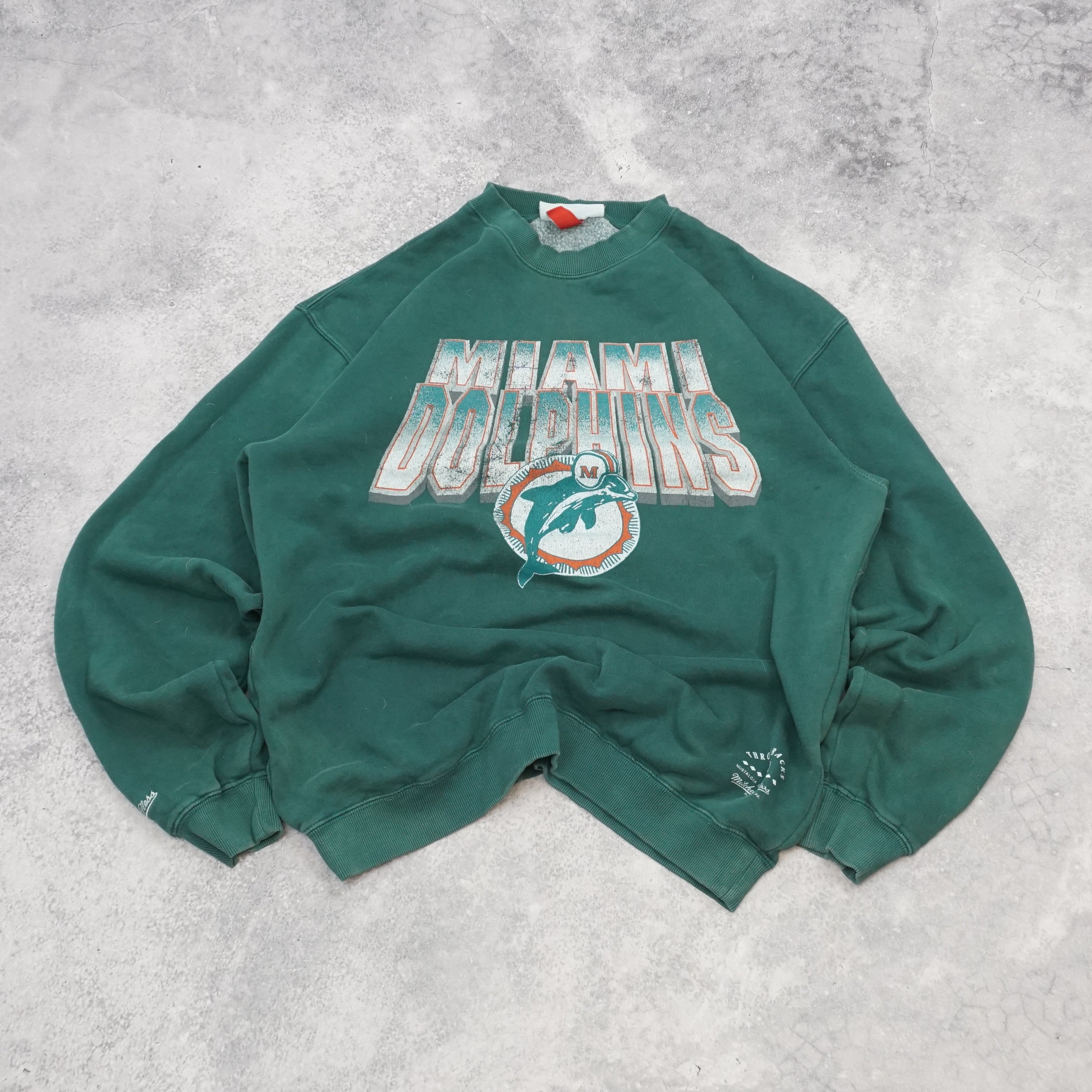 90s Mitchell & Ness Miami Dolphins Graphic Sweater