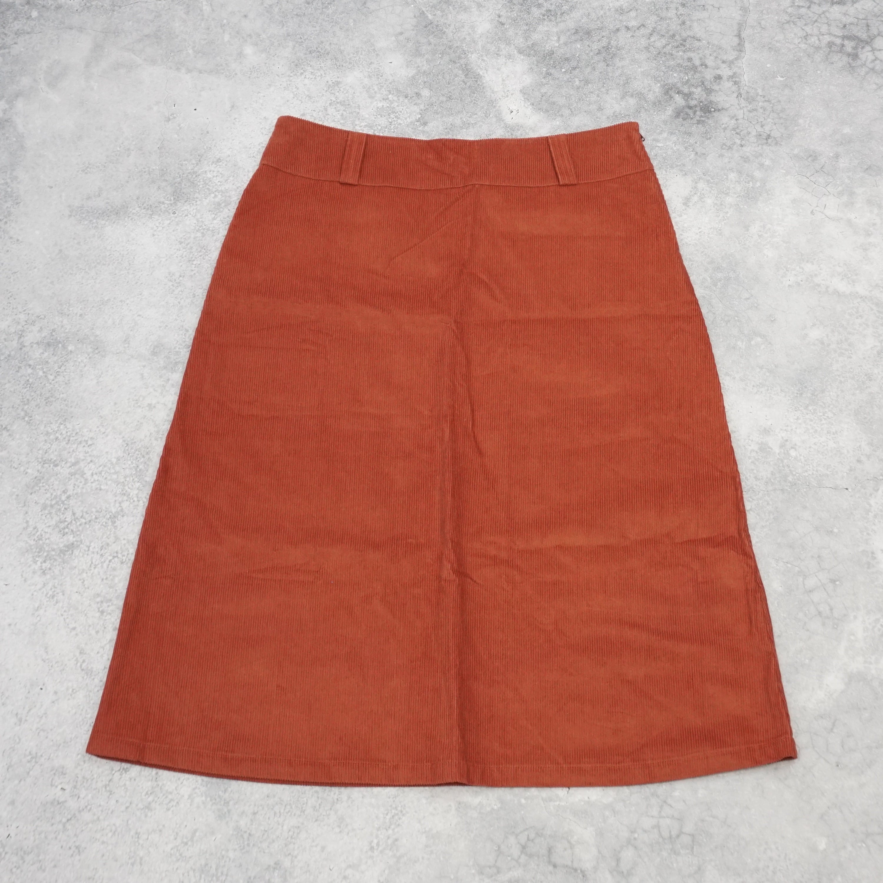 Karma East Belt Loop Corduroy Skirt