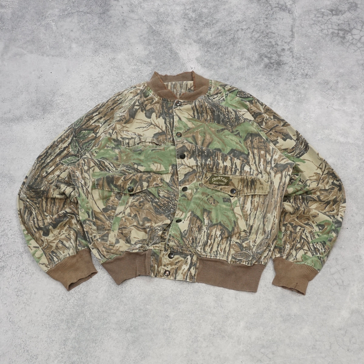 90s Spartan Realtree Realtree Camo Hunting Jacket