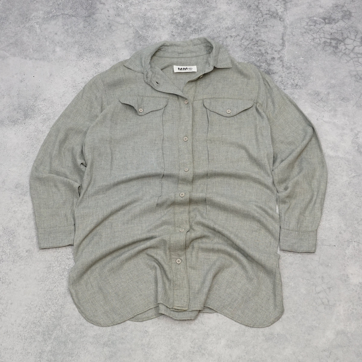 MM6 Maison Martin Margiela Oversized Longline Shirt