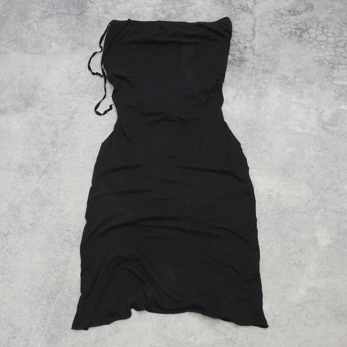 Rick Owens Ruched Tie Waist Dress
