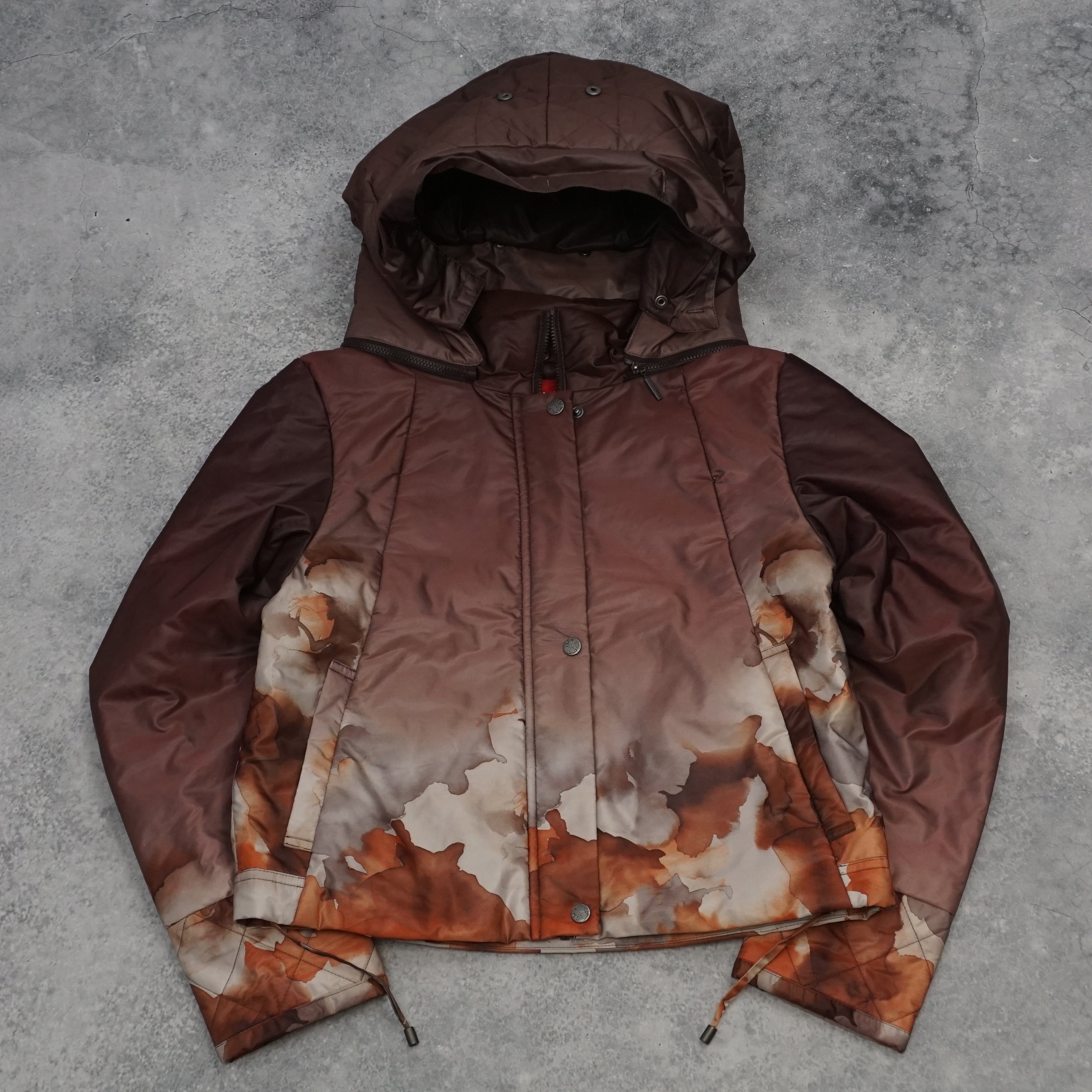 Tangy Hooded Colorblock Jacket