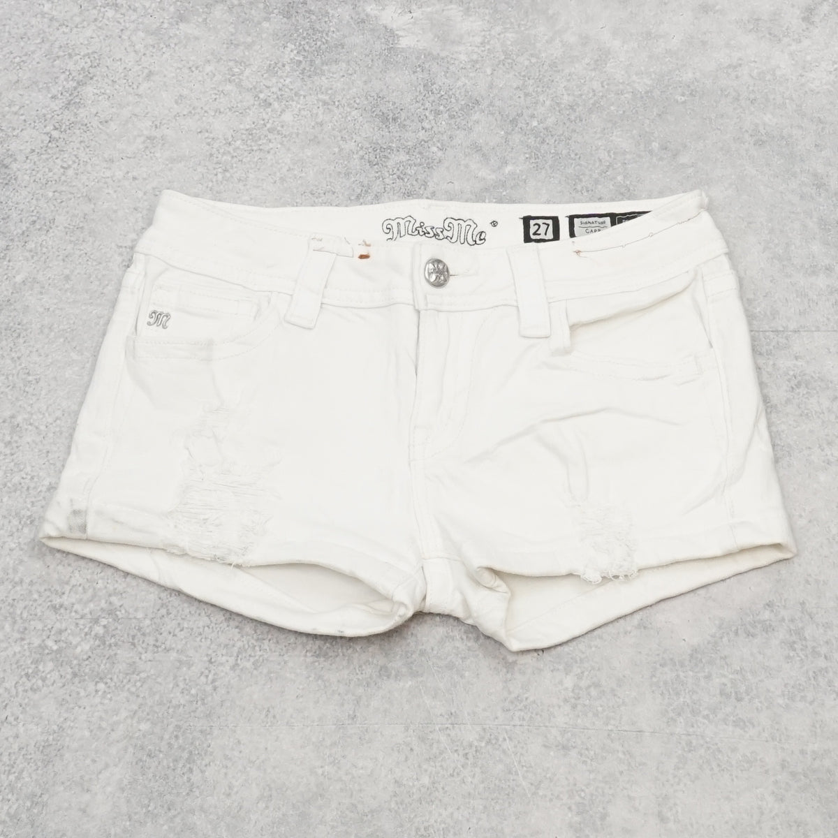 Miss Me Distressed Denim Shorts
