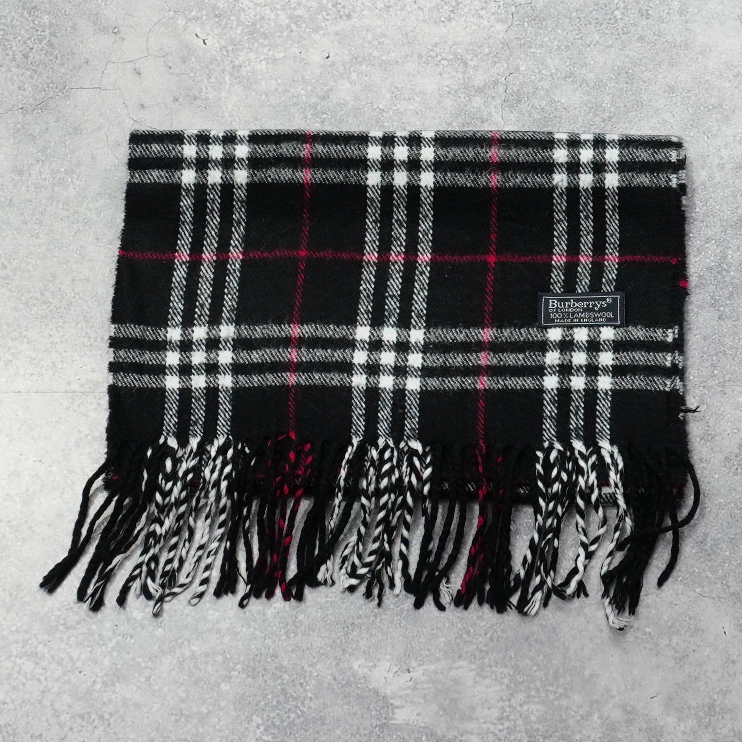 90s Burberry's Wool Scarf