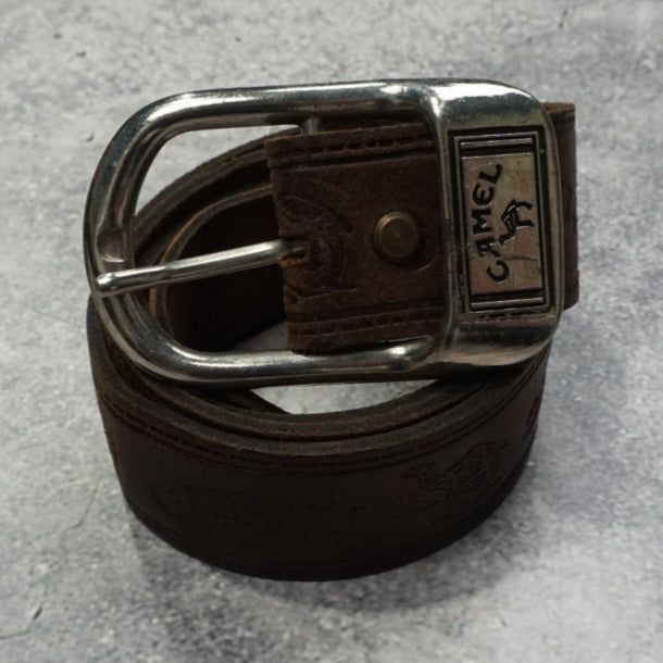 2000s Camel Leather Belt