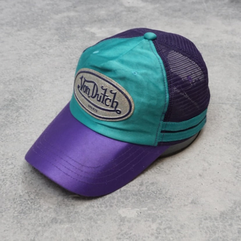 2000s Von Dutch Glitter Hat Trucker Cap