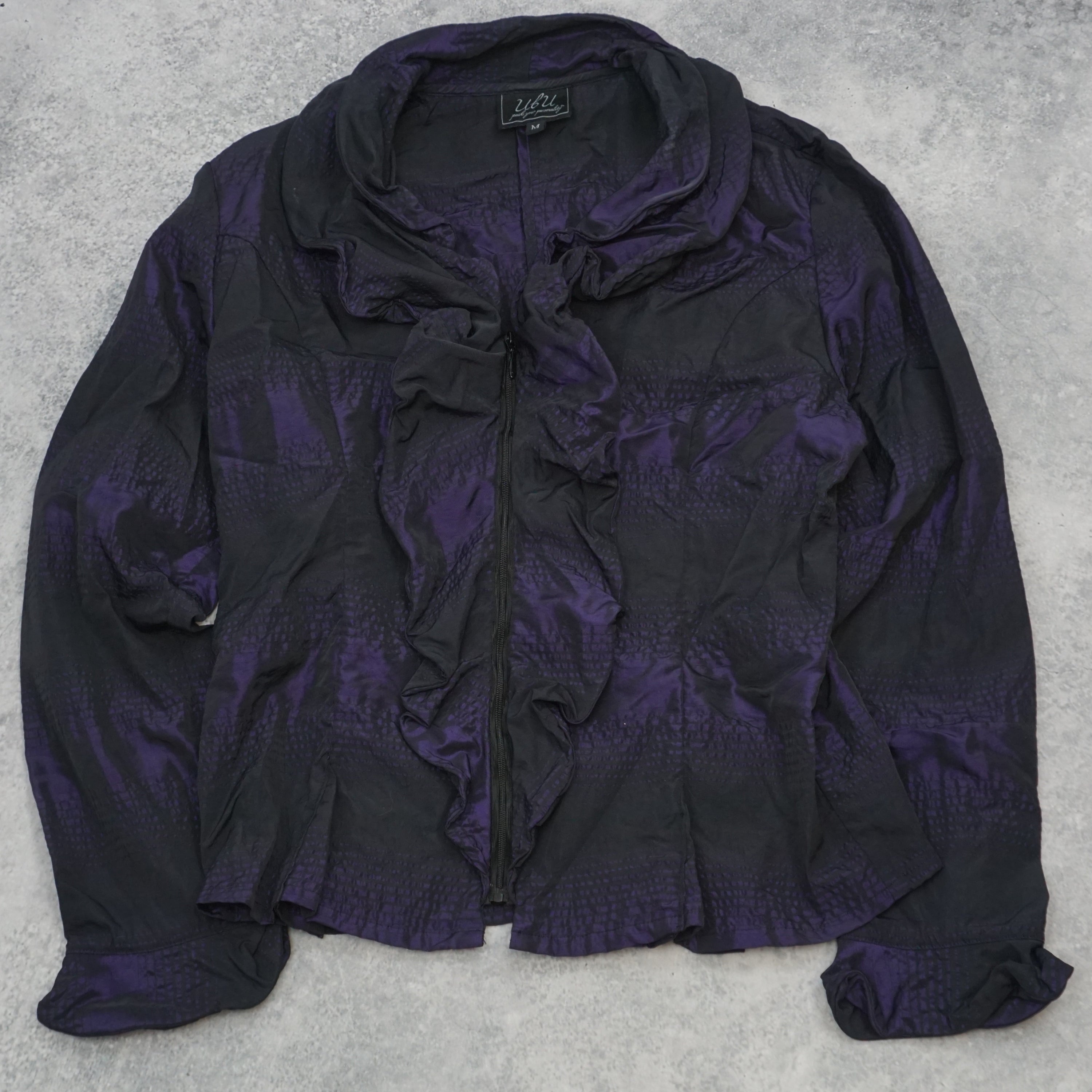 Ubu Layered Ruffle Button Up