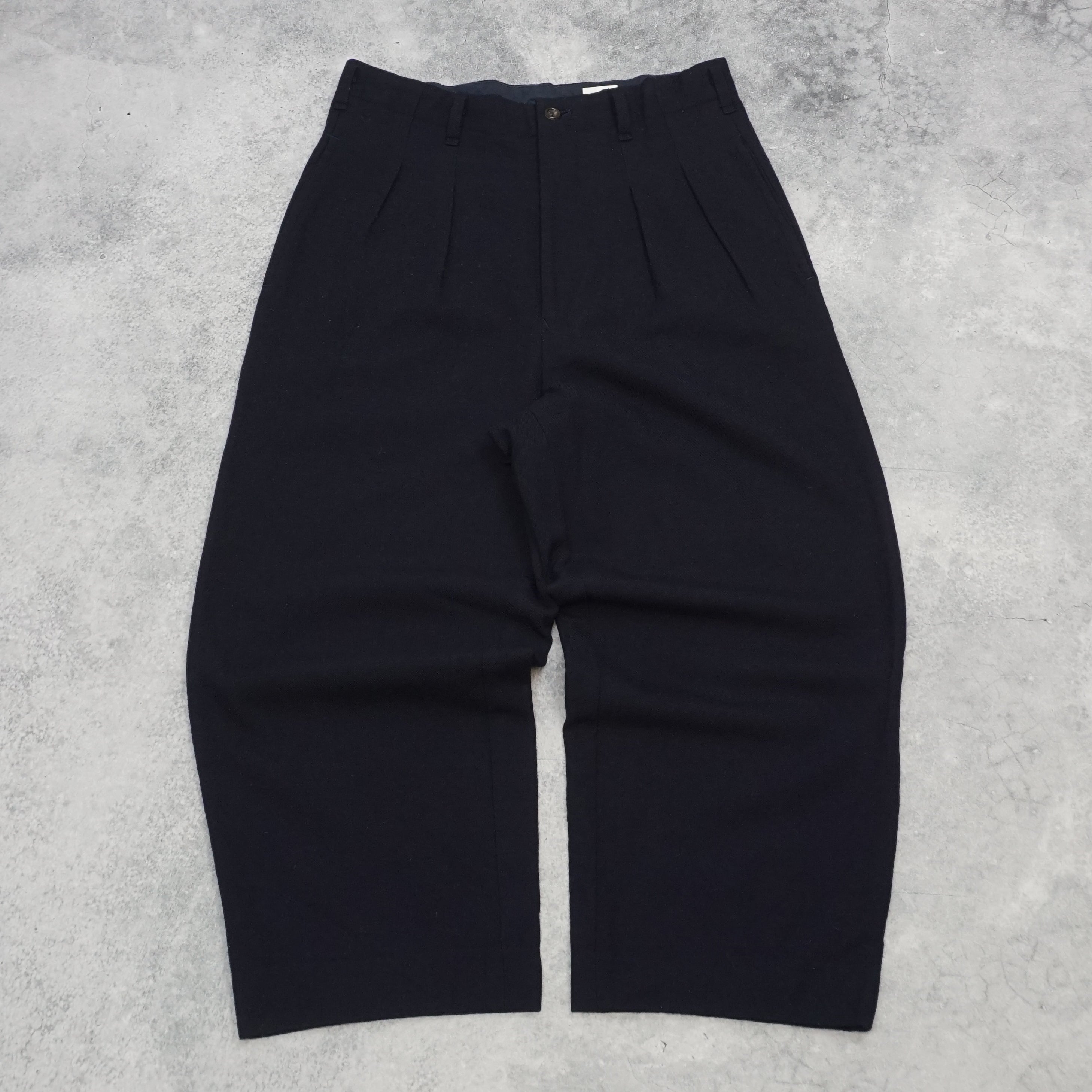 Comme Des Garcons Pleated Tapered Pants