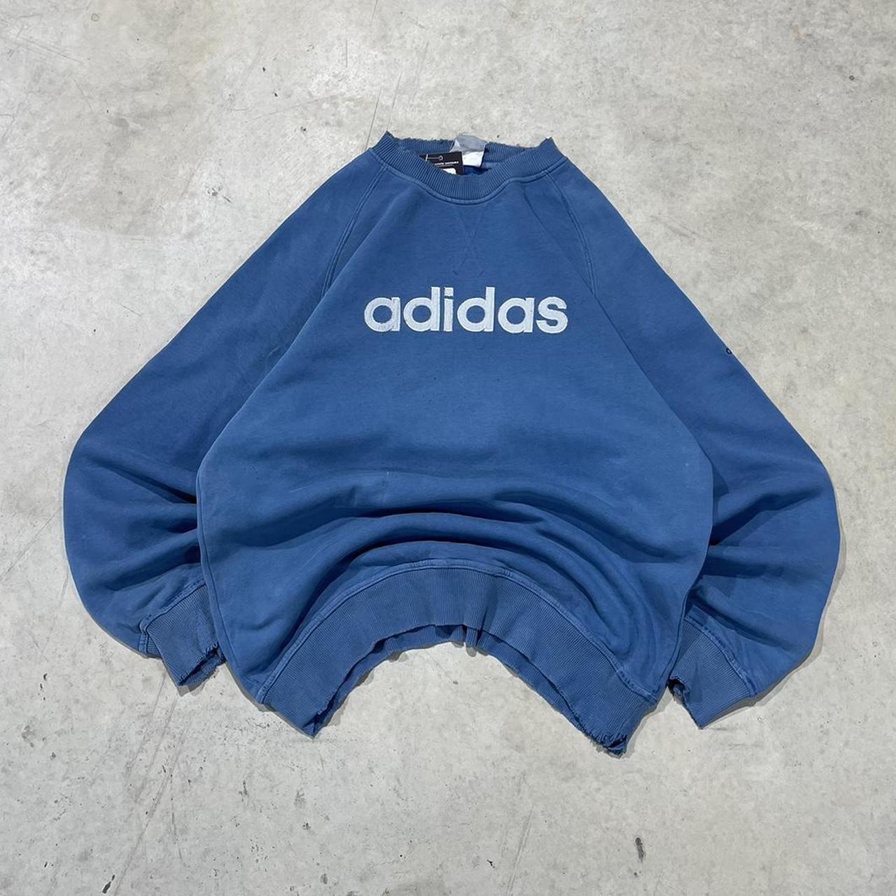 2000s Adidas Oversized Crewneck
