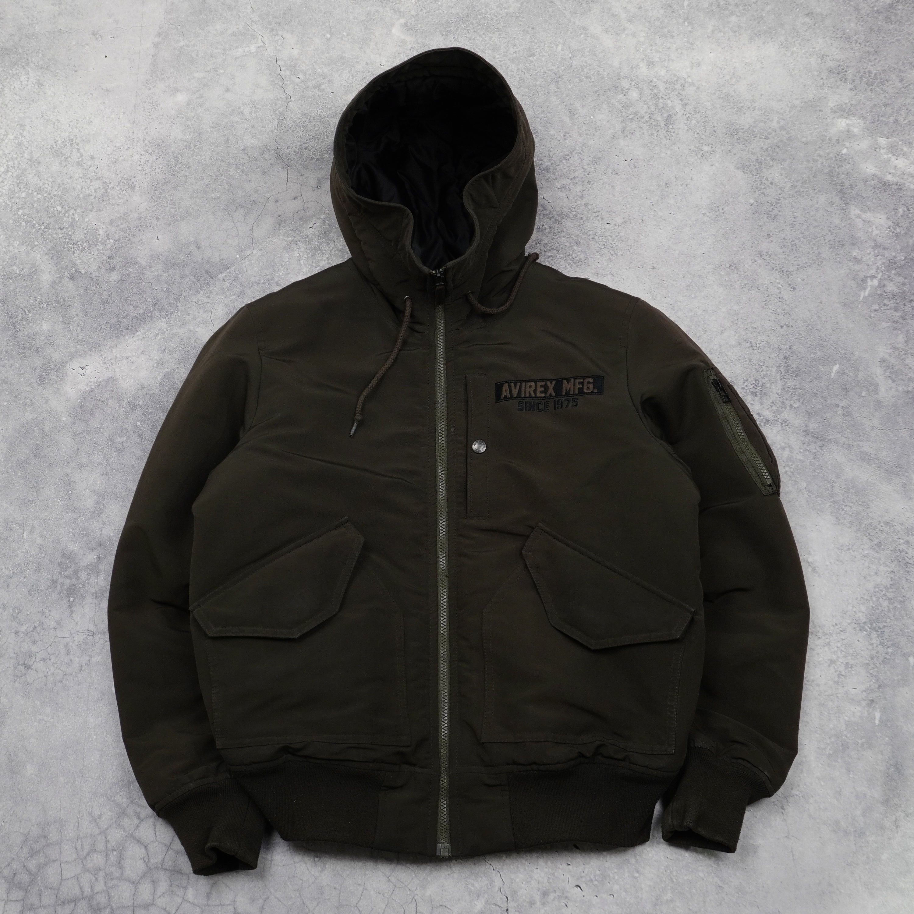 Avirex Hooded Bomber Jacket