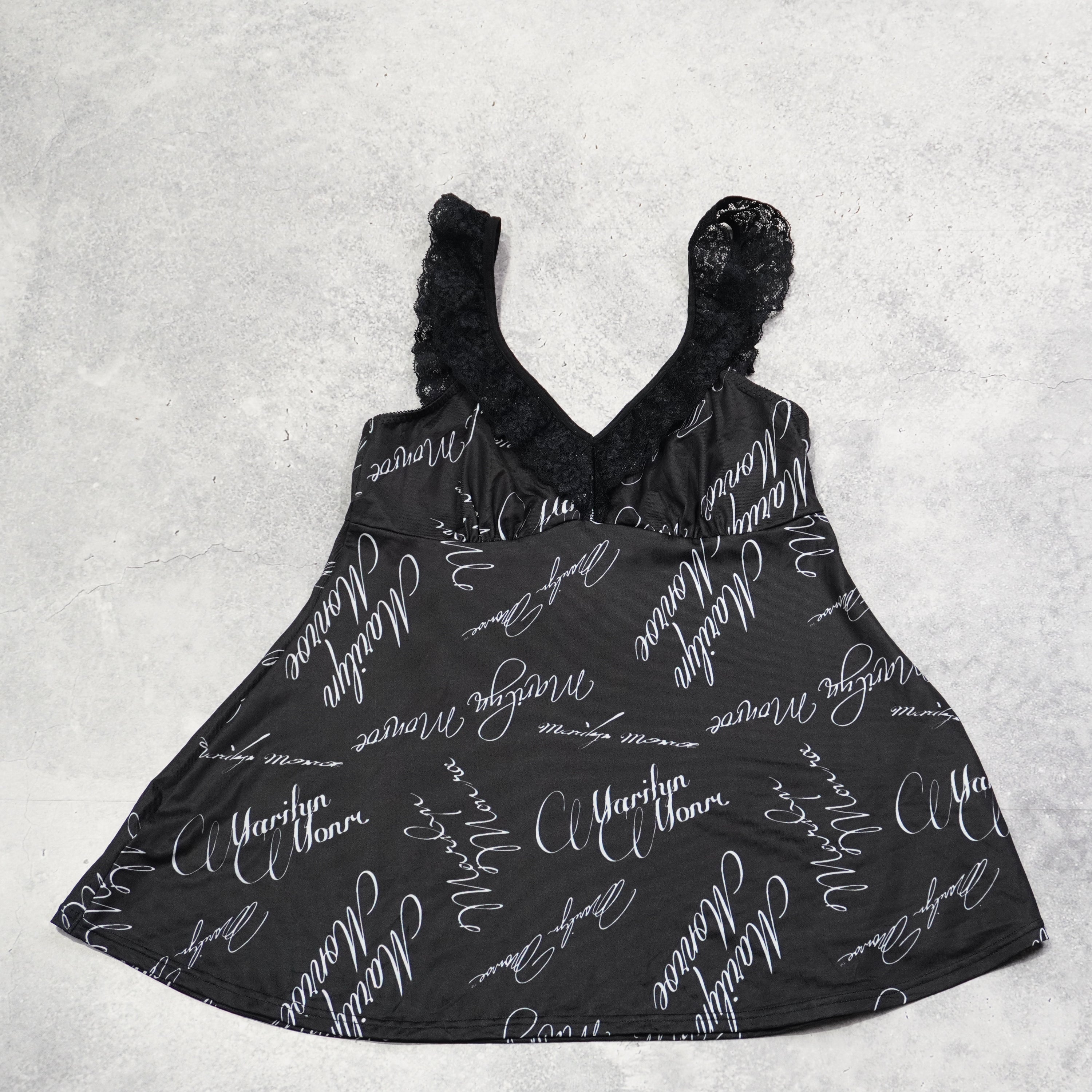 2000s Marilyn Monroe Printed Lace Top