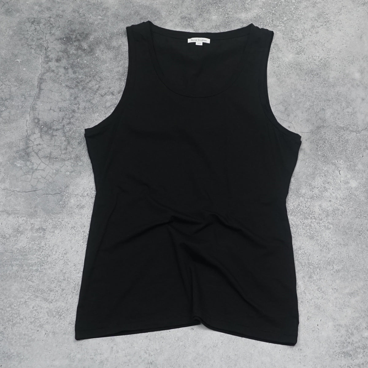 Acne Studios Black Hennie  Tank Top