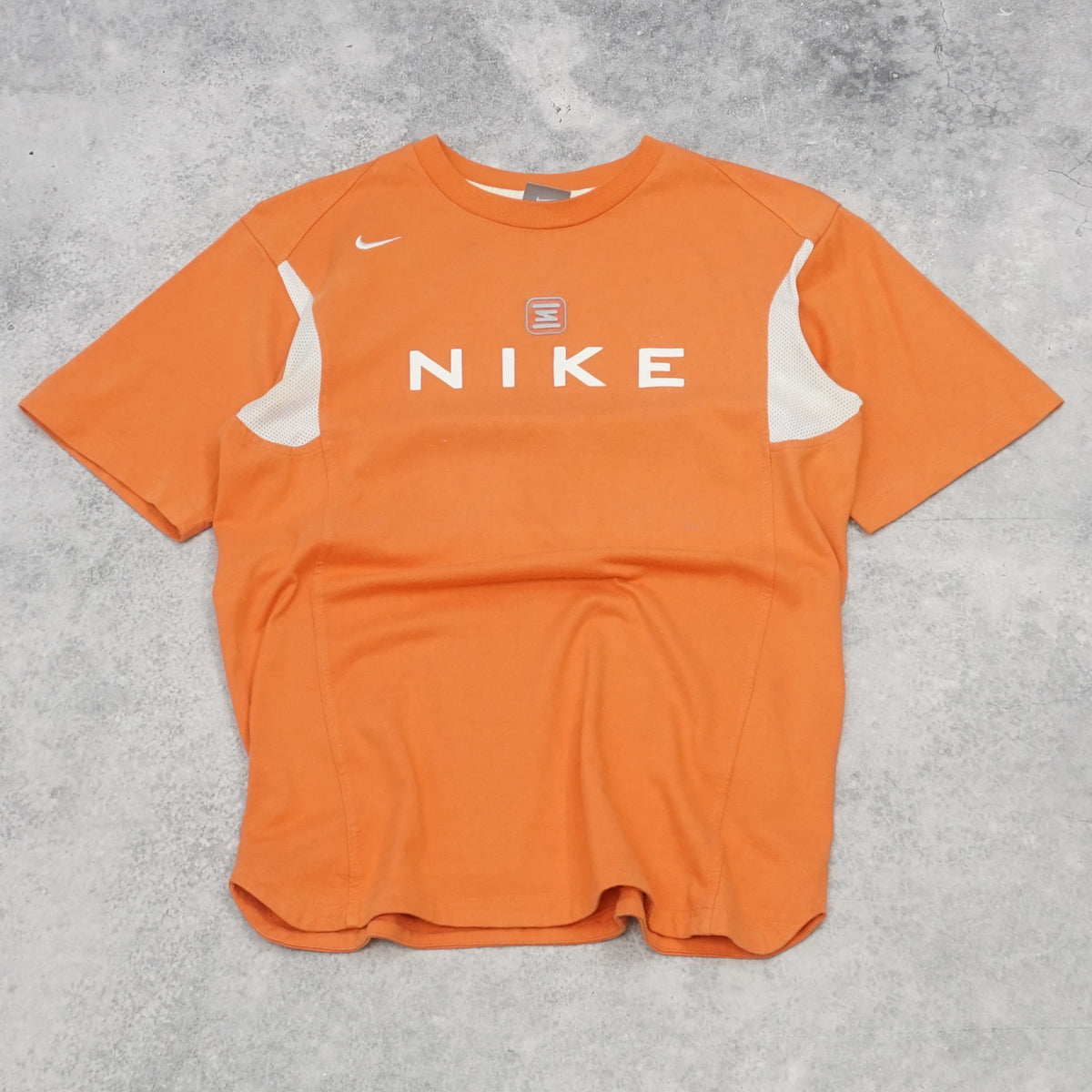 2000s Nike Spellout Mesh Panel T-Shirt