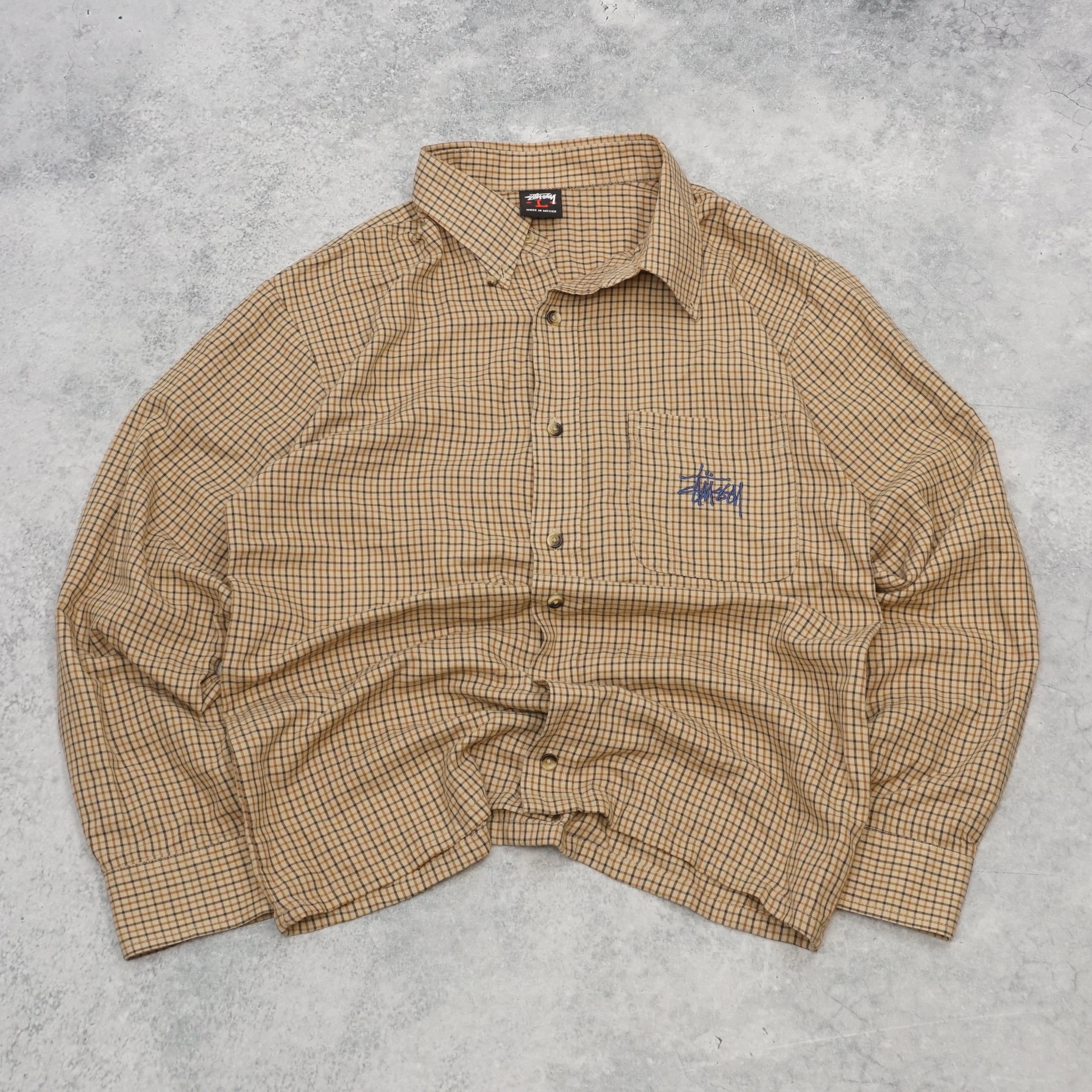 2000s Stussy Plaid Checked Shirt