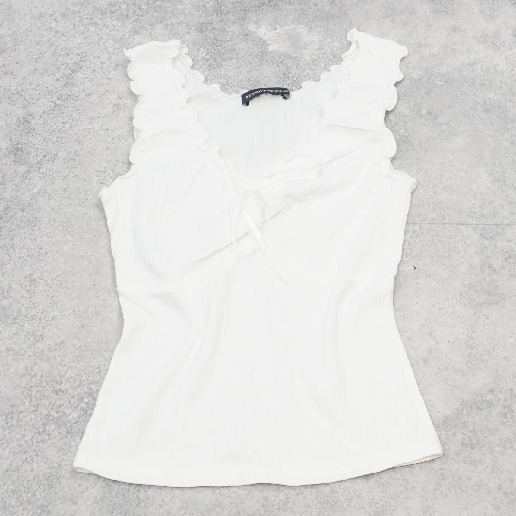 Brandy Melville Ruffled Top