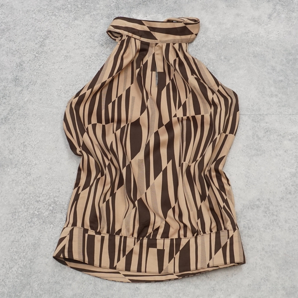 2000s Self Portrait Geometric Top Halter