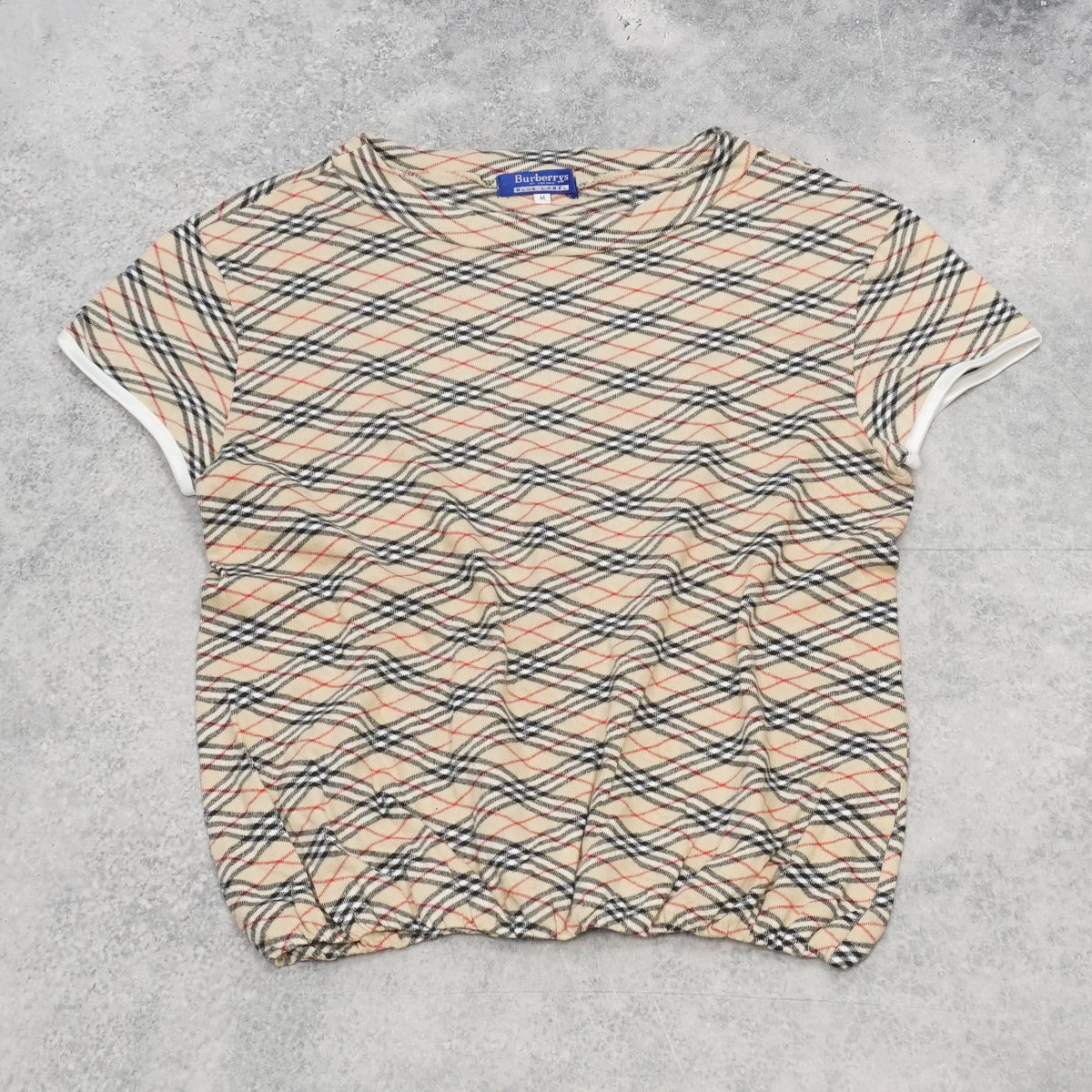 90s Burberrys Nova Check T-Shirt