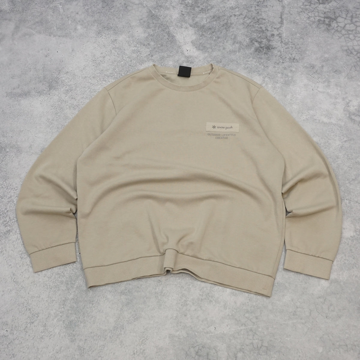 Snow Peak Back Logo Crewneck Sweatshirt