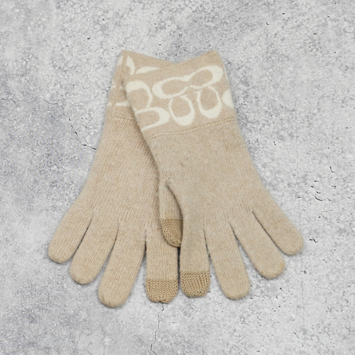 Coach Knit Gloves