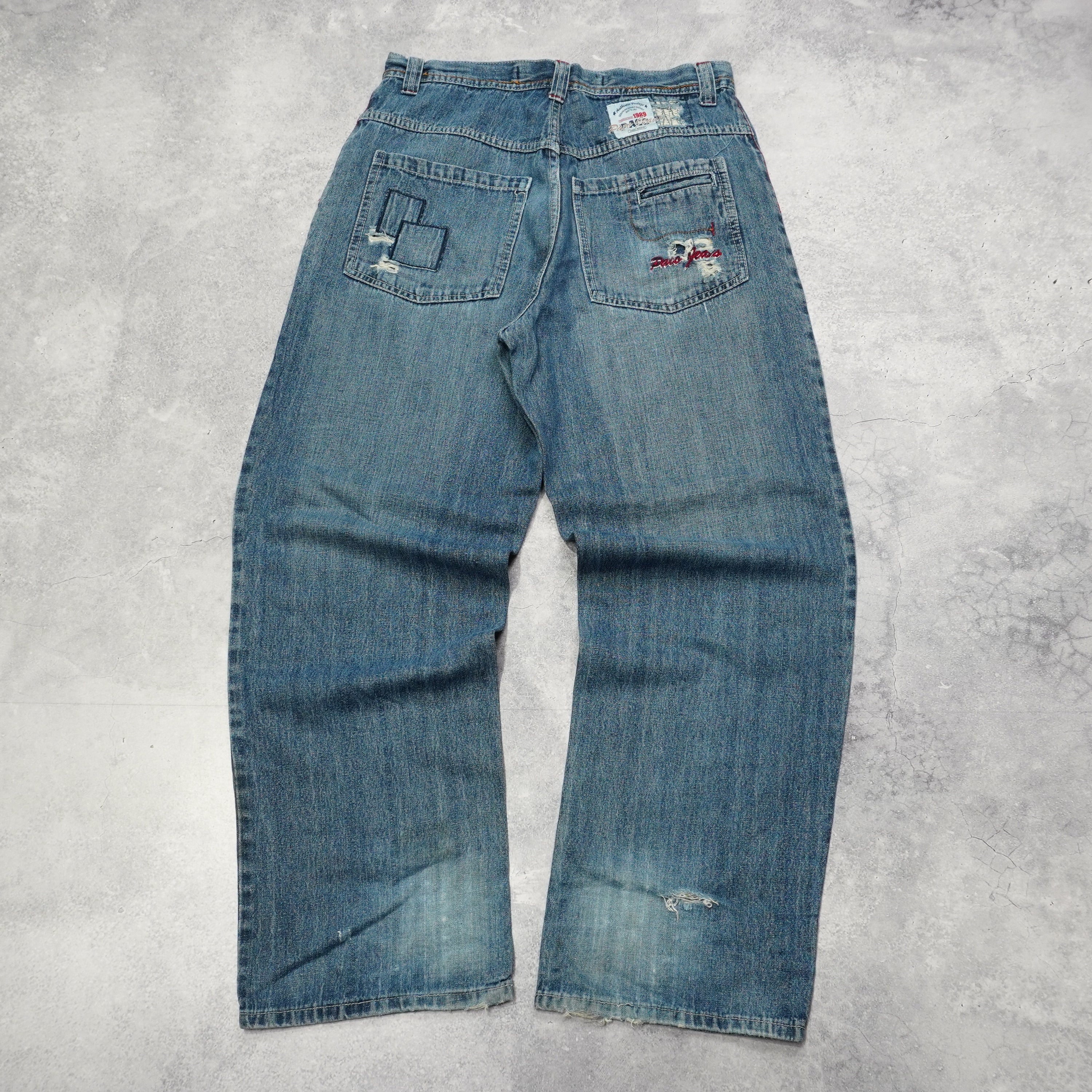 2000s Paco Distressed Graphic Jeans