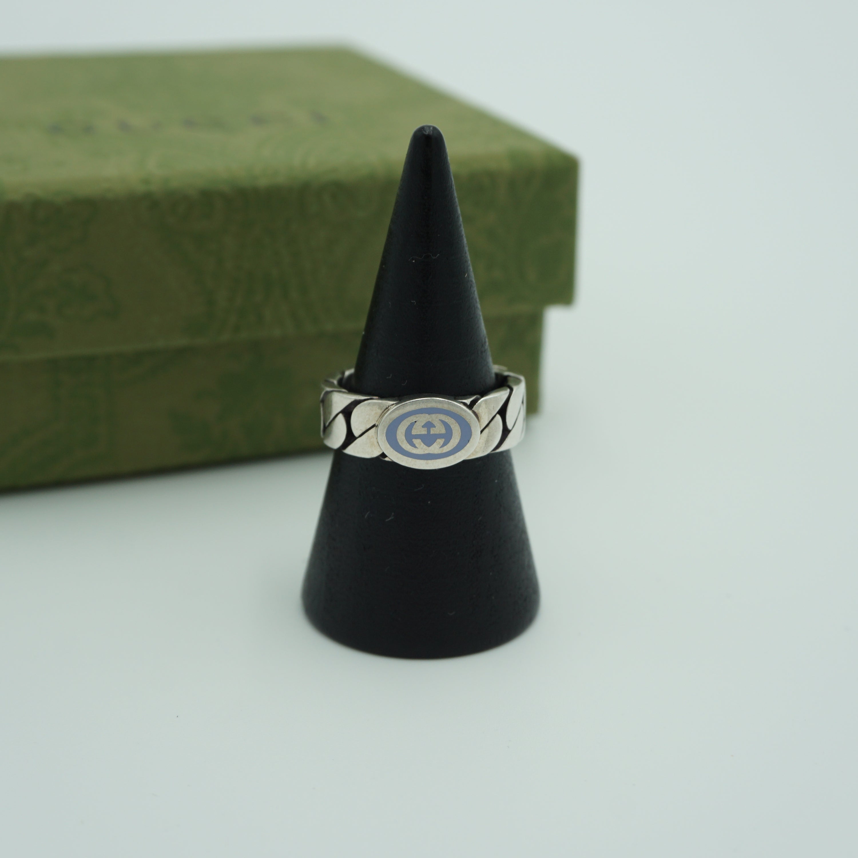 Gucci Sterling Silver Signet Ring