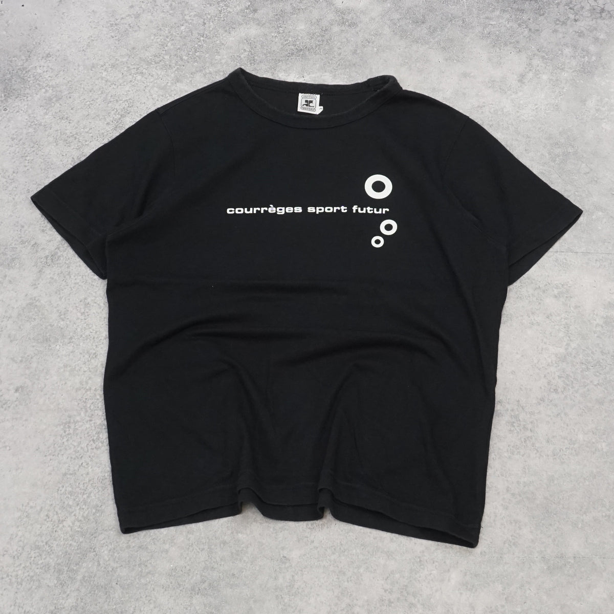 2000s Courrèges Sport Futur Graphic T-Shirt