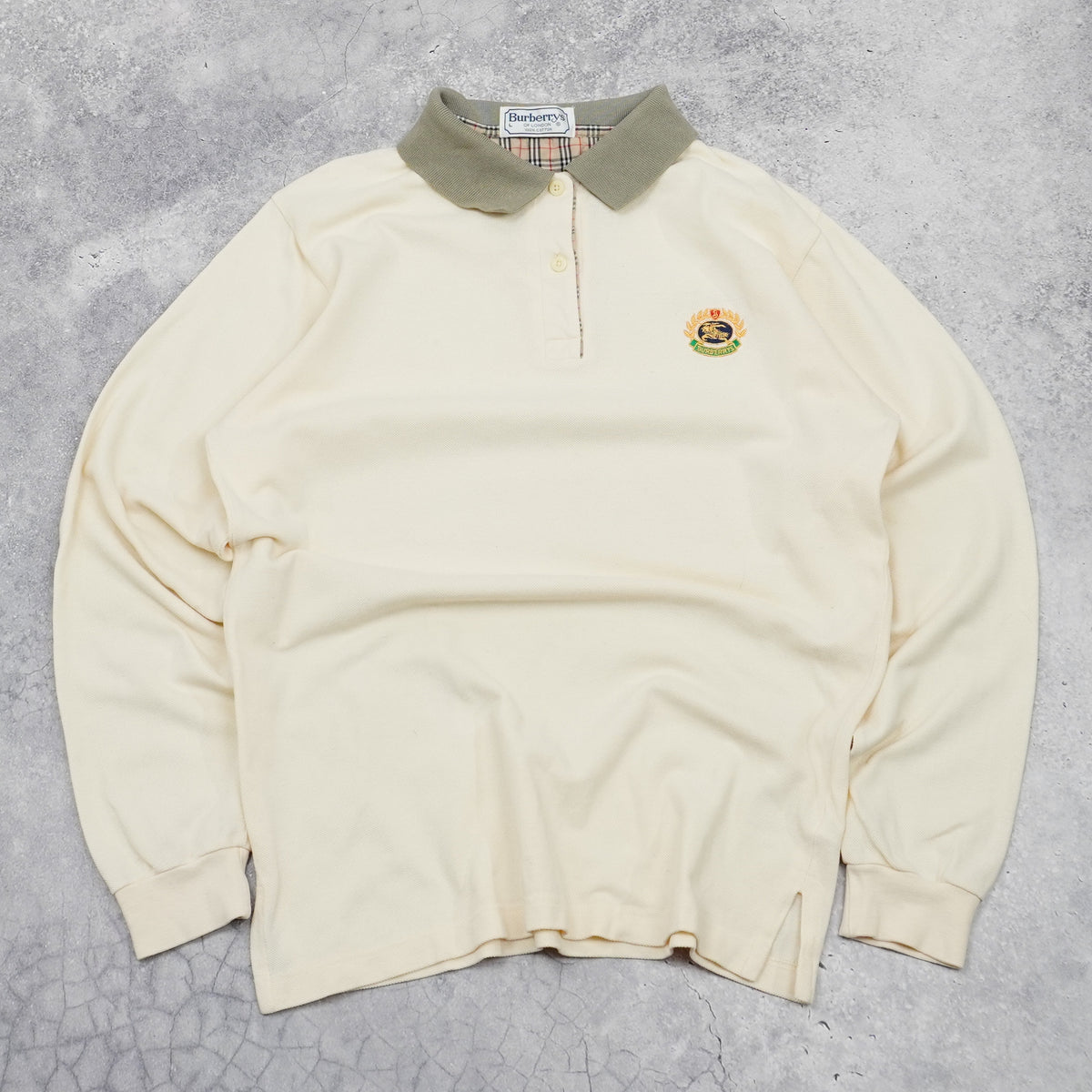 90s Burberrys Long Sleeve Polo