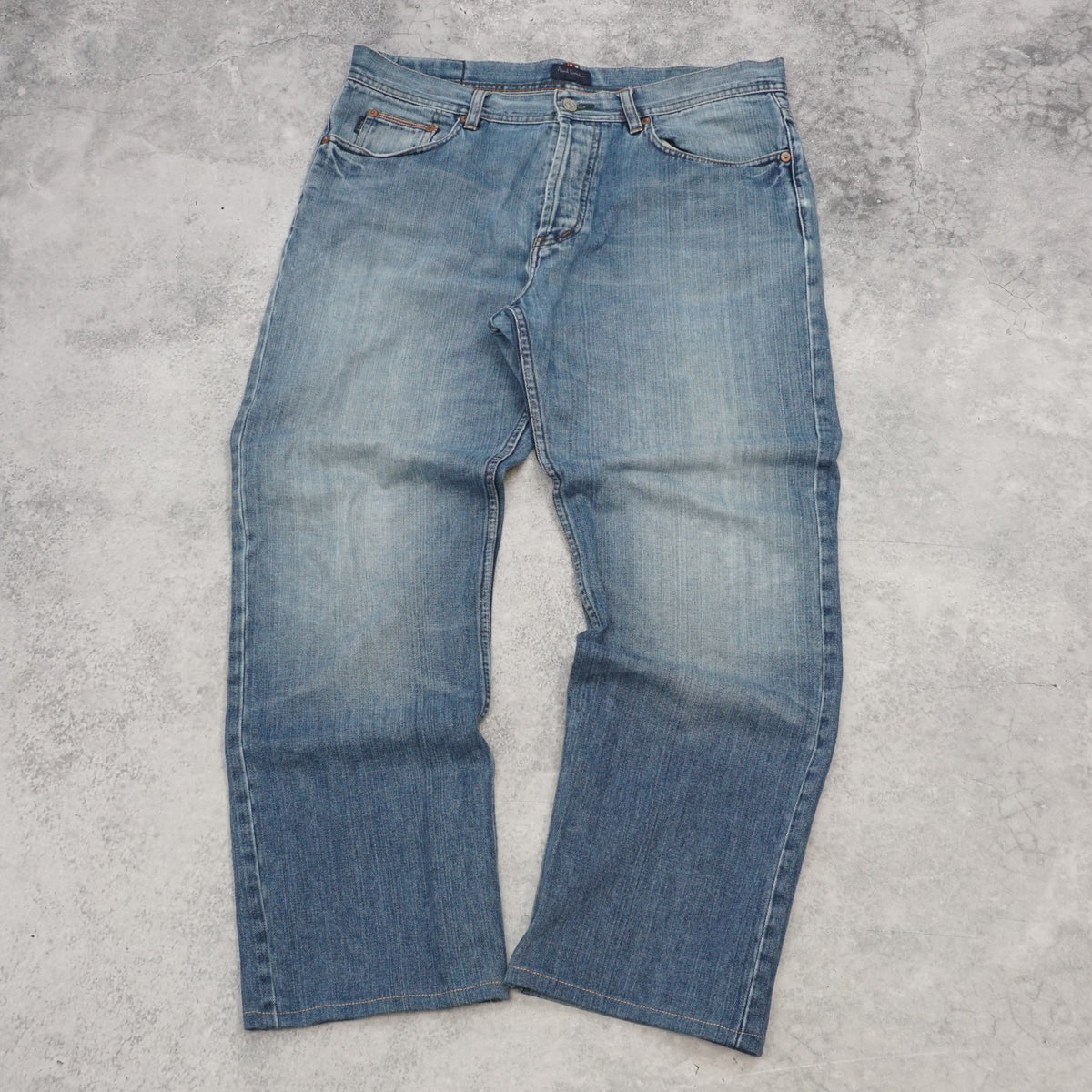 Paul Smith Straight Leg Faded Jeans