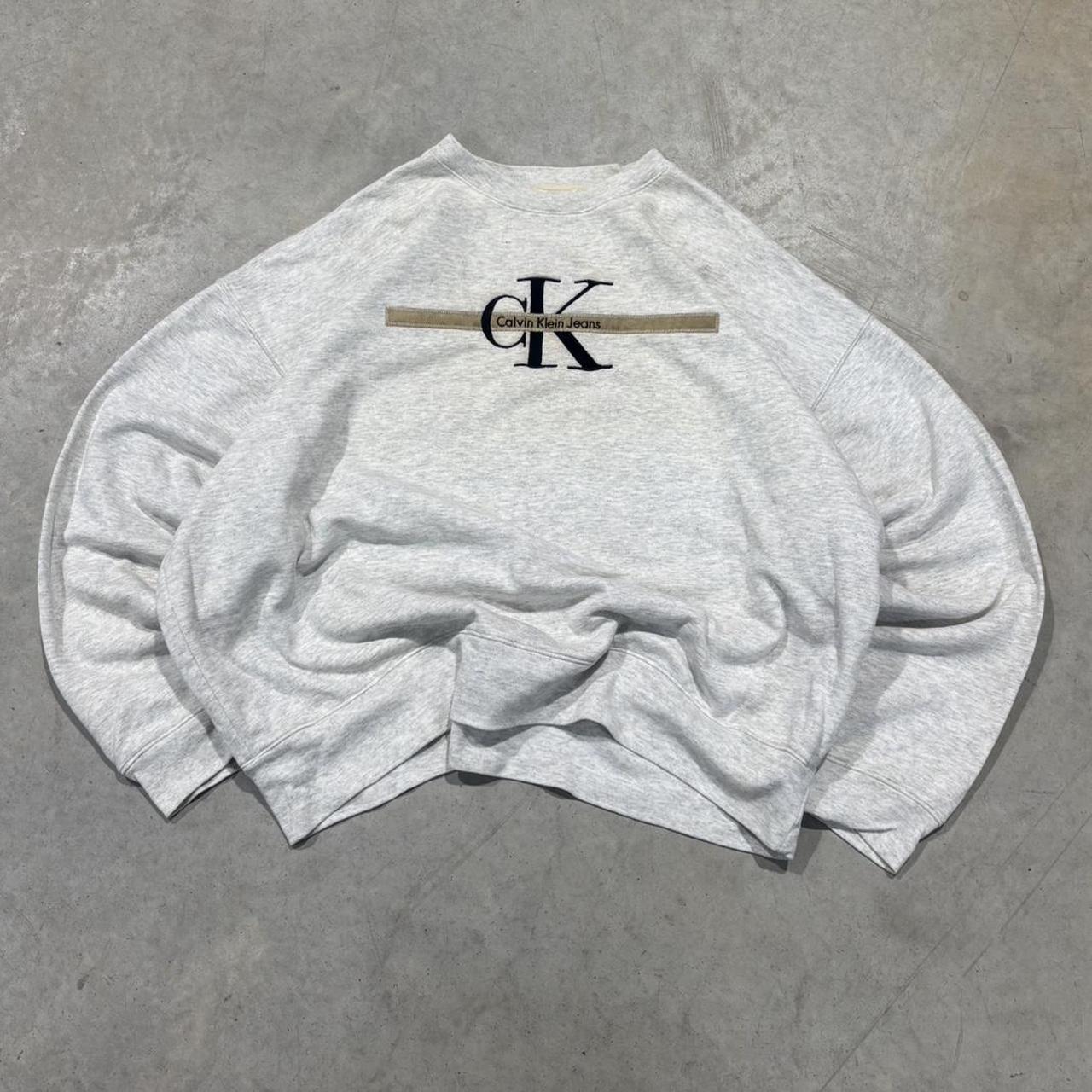90s Calvin Klein Oversized Crewneck Sweater