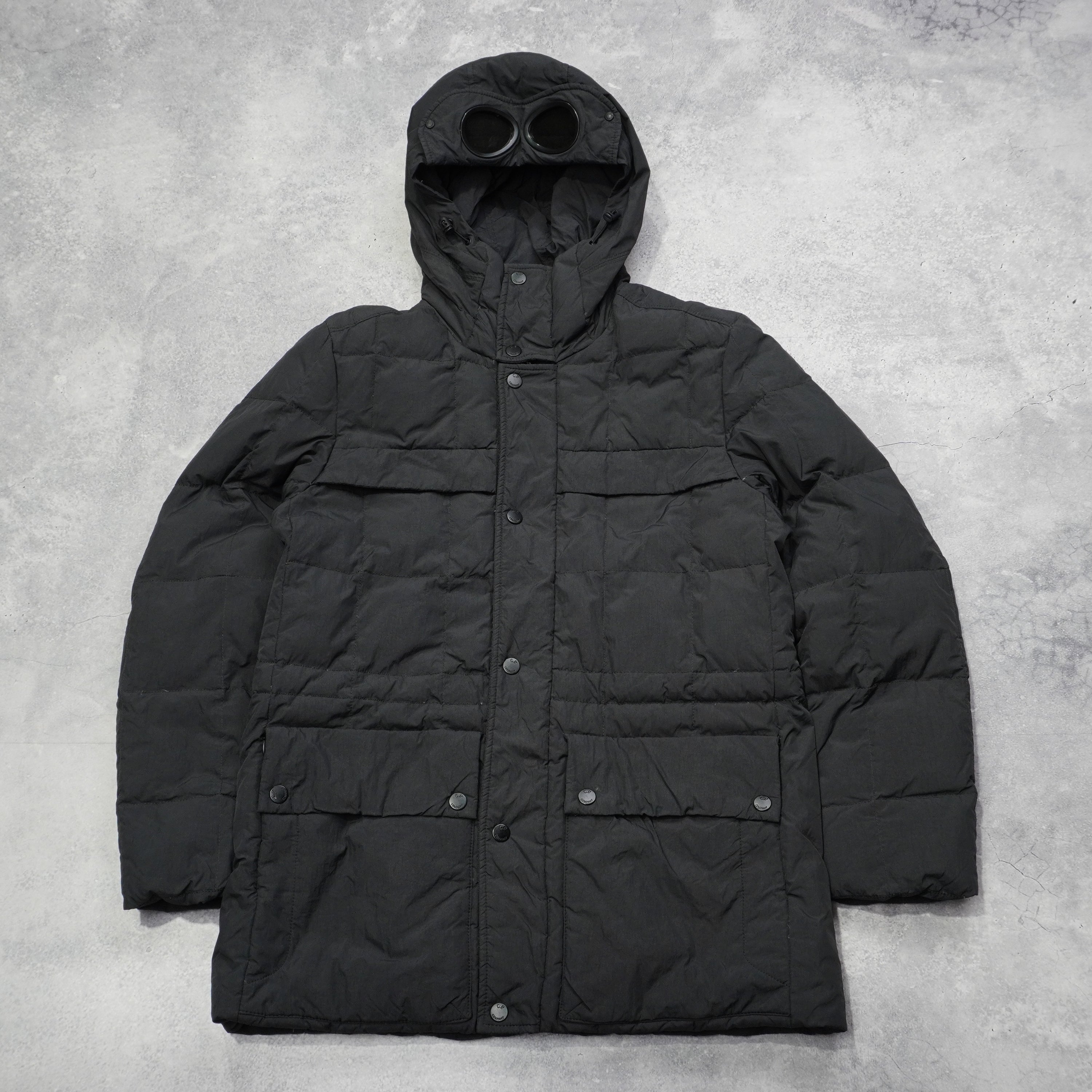 C.P. Company Goggle Hooded Puffer Jacket