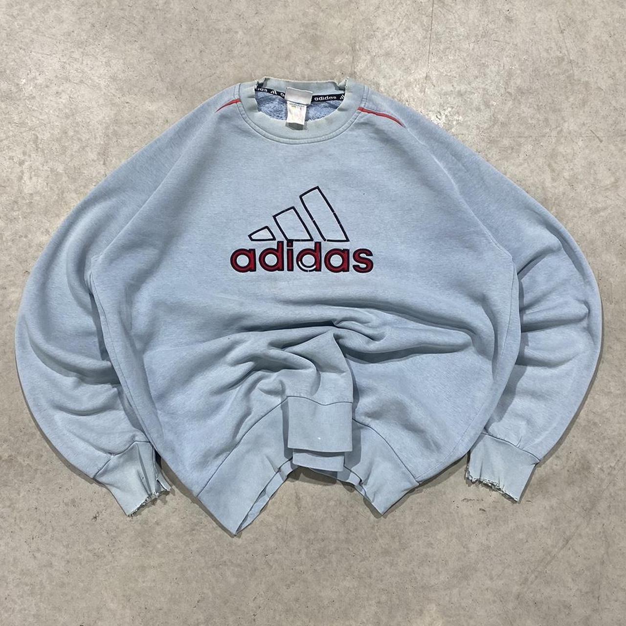 2000s Adidas Oversized Crewneck