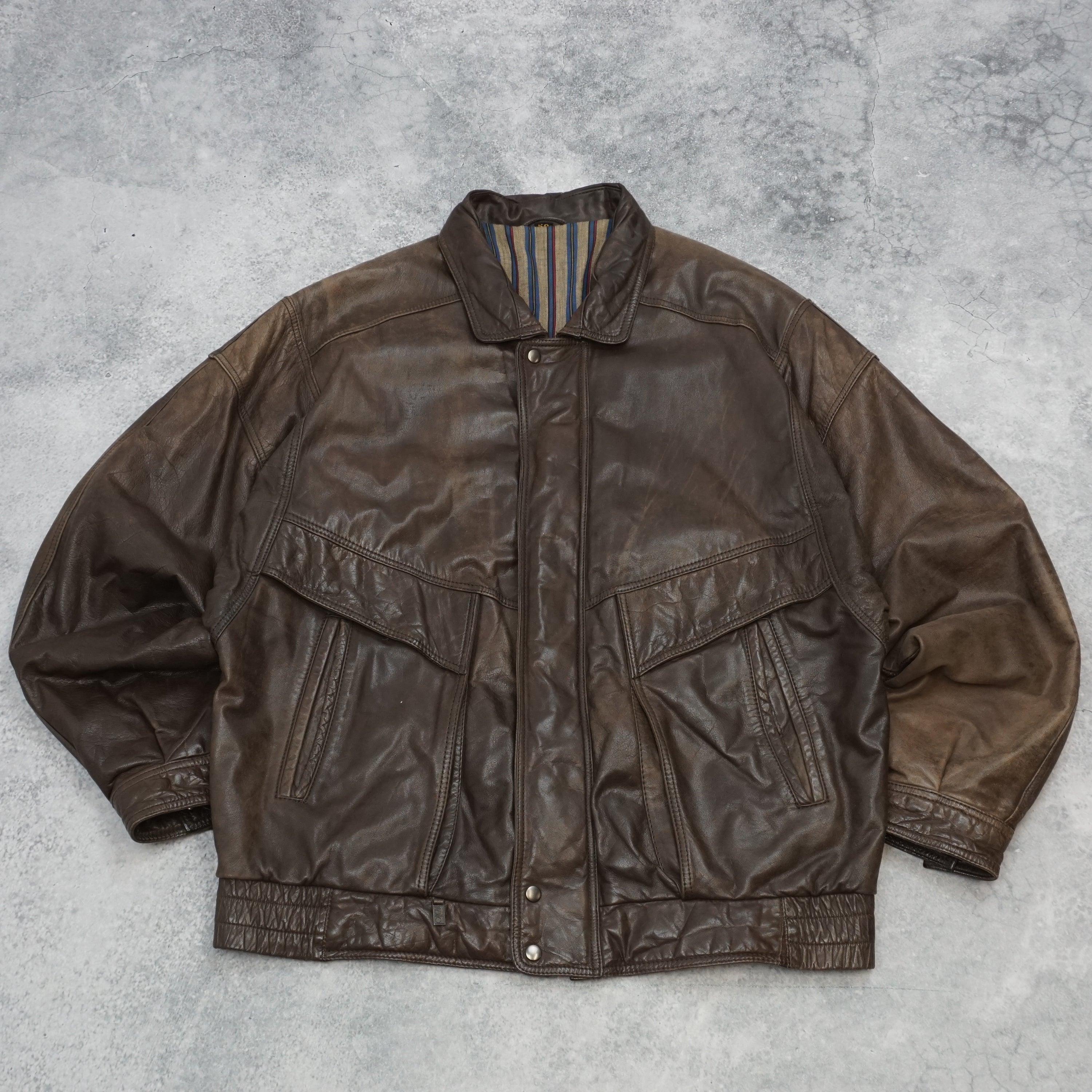 90s Oversized Leather Jacket