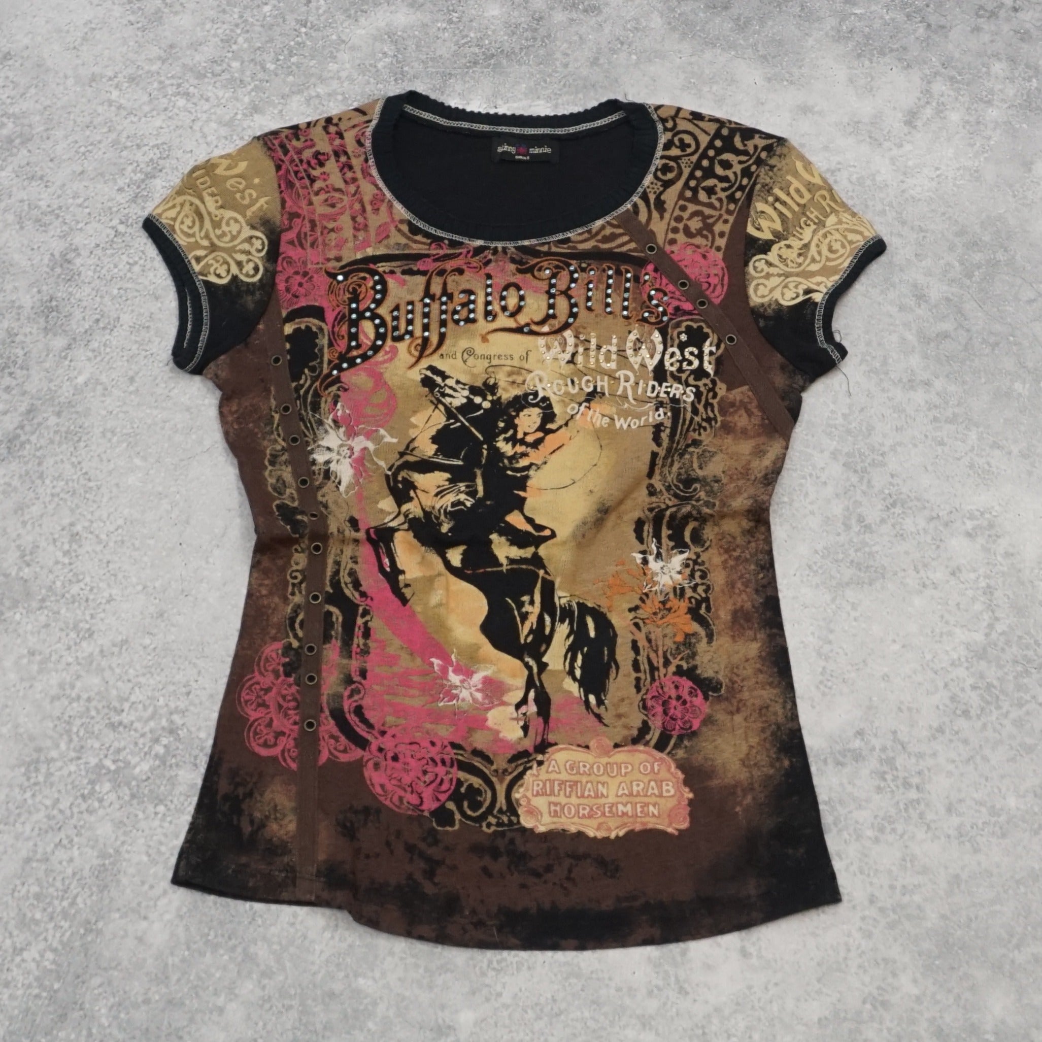 2000s Skinny Minnie Buffalo Bill's Graphic T-Shirt