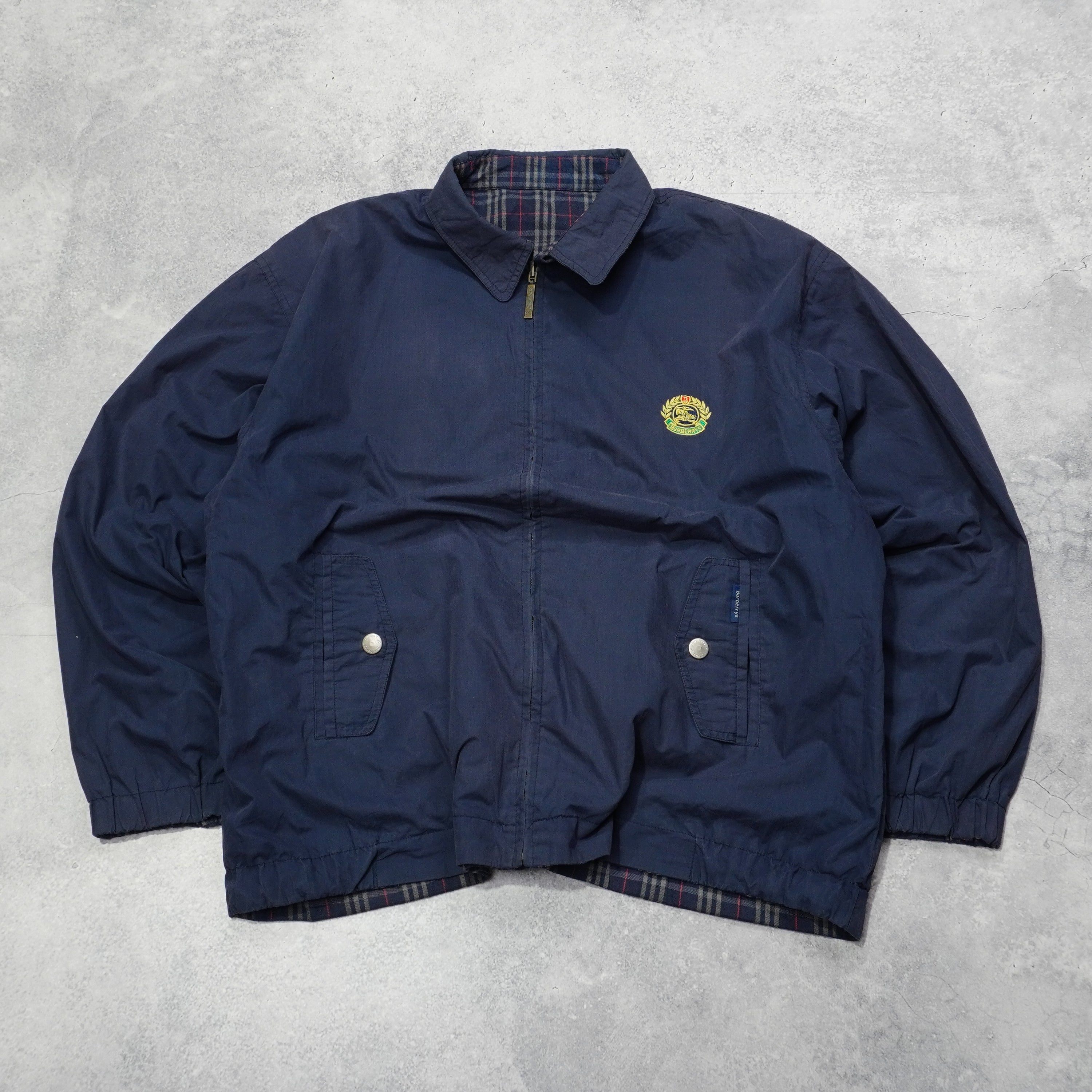 80s Burberrys Reversible Harrington Jacket