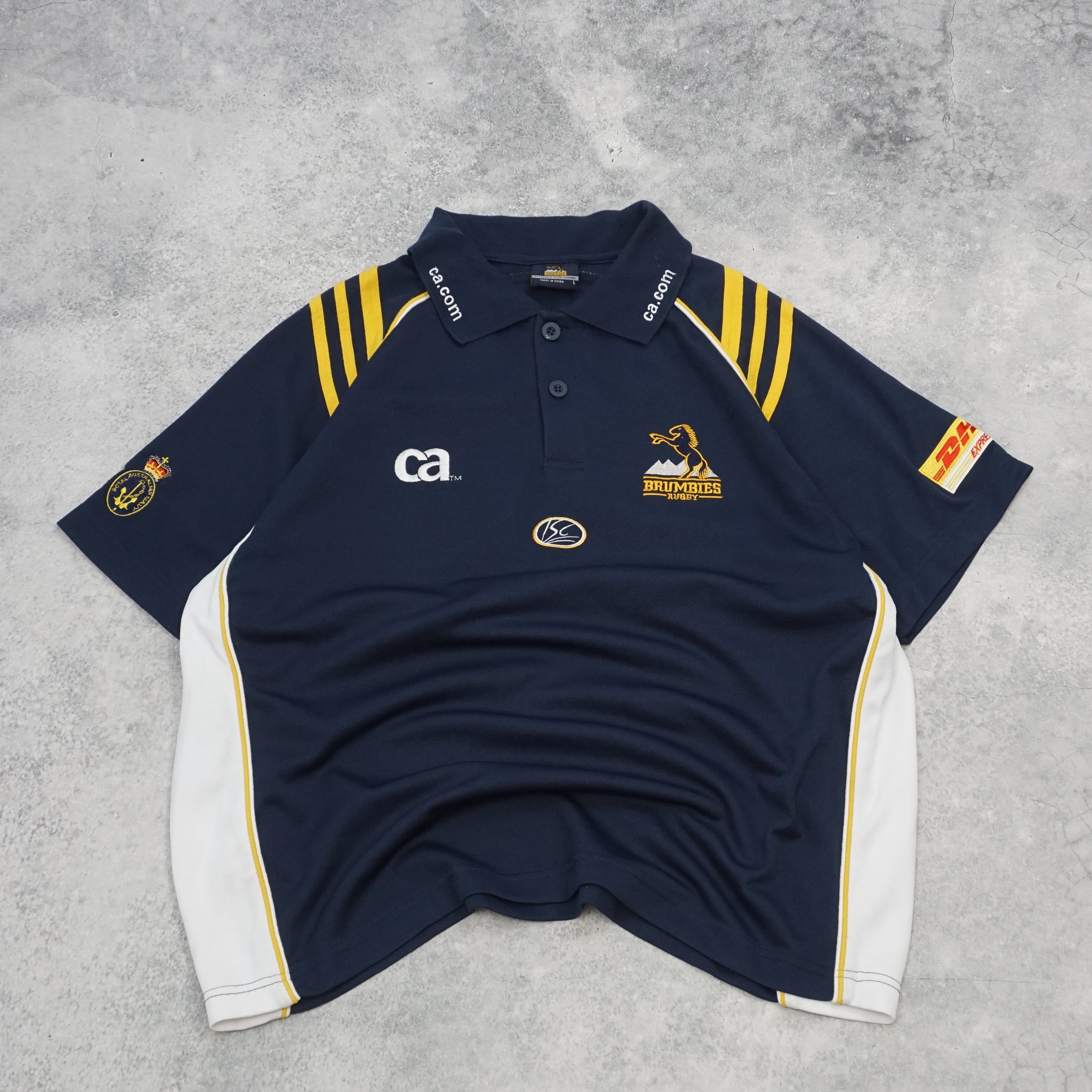 Brumbies Authentic Team Apparel Polo