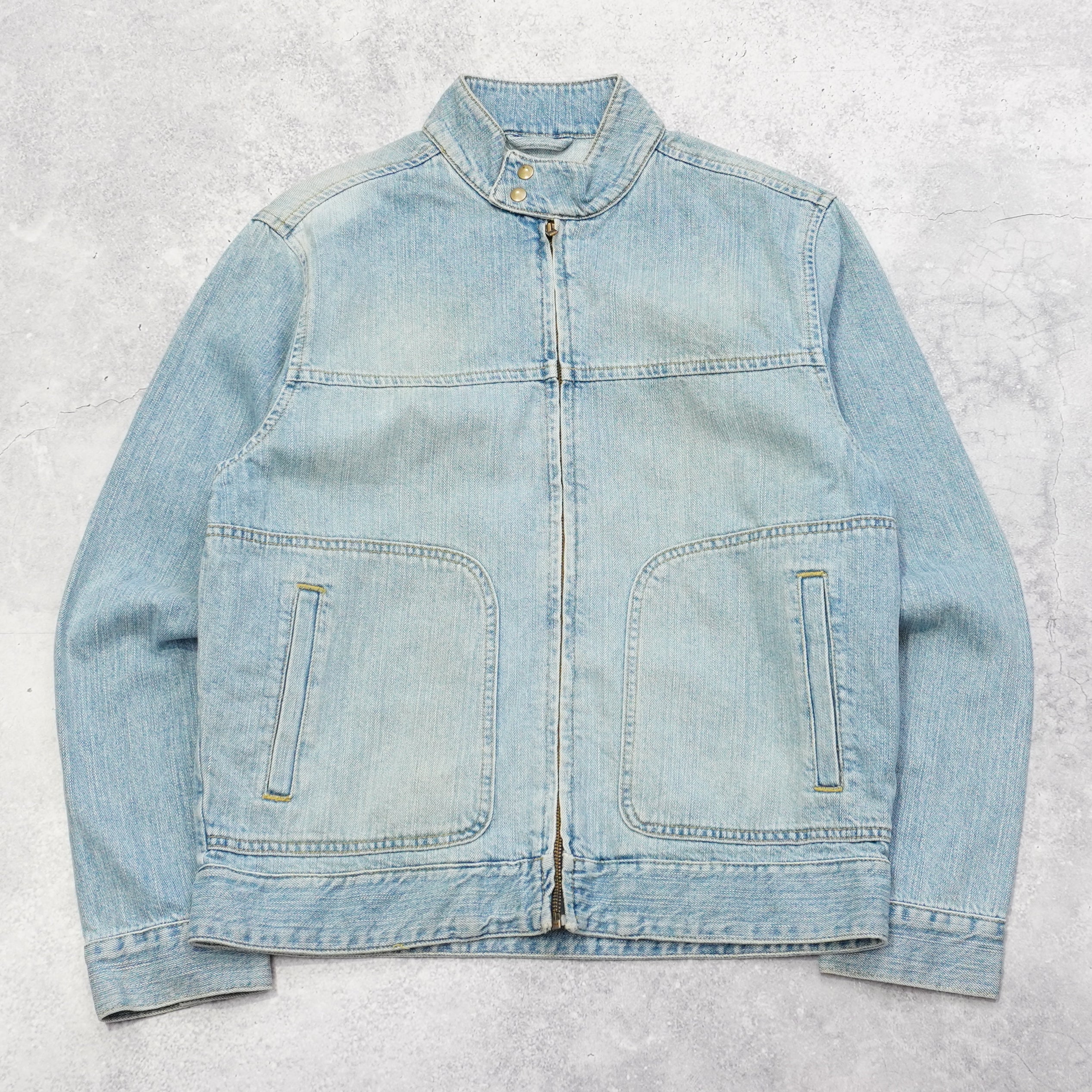 2000s Racer Denim Jacket