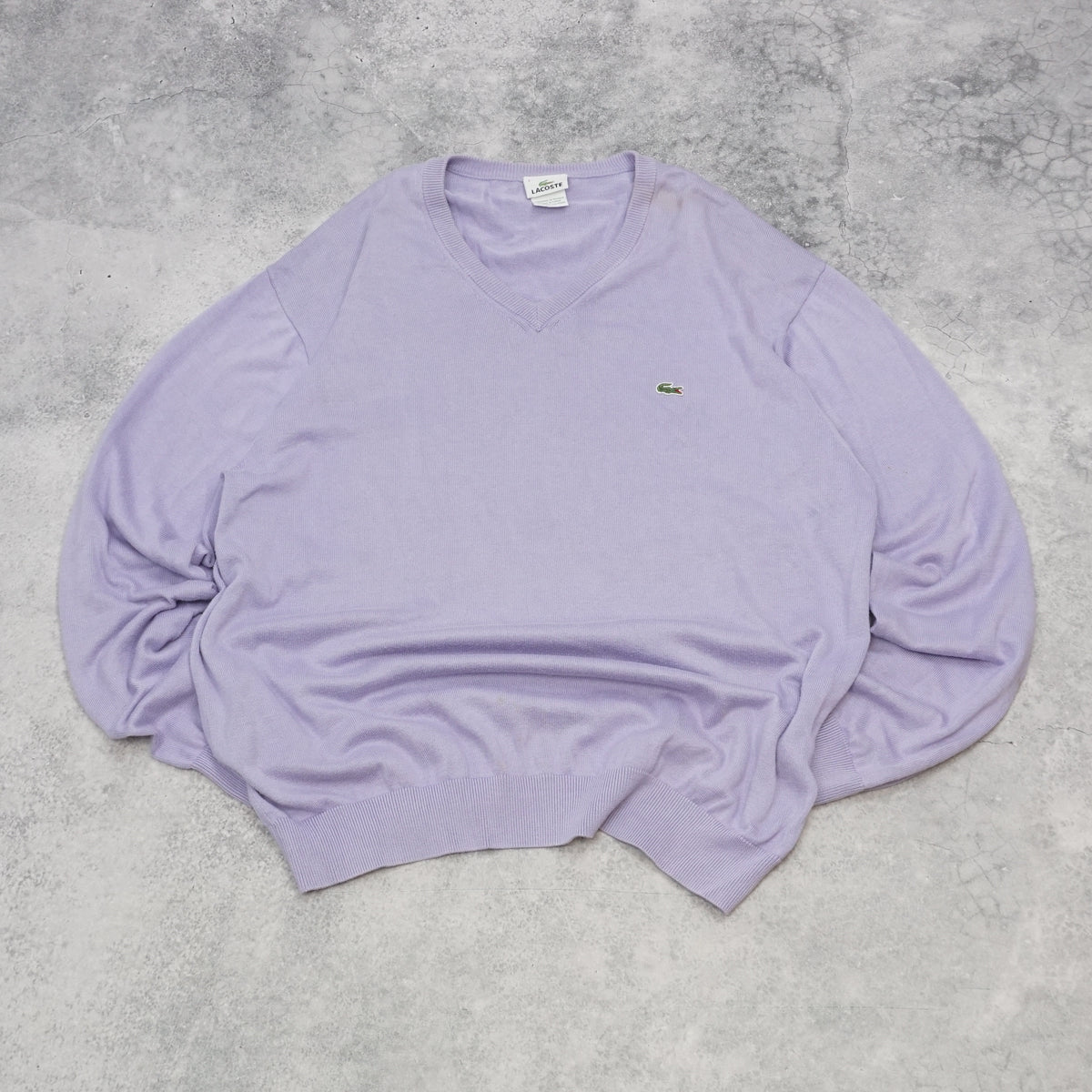 2000s Lacoste V-Neck Sweater