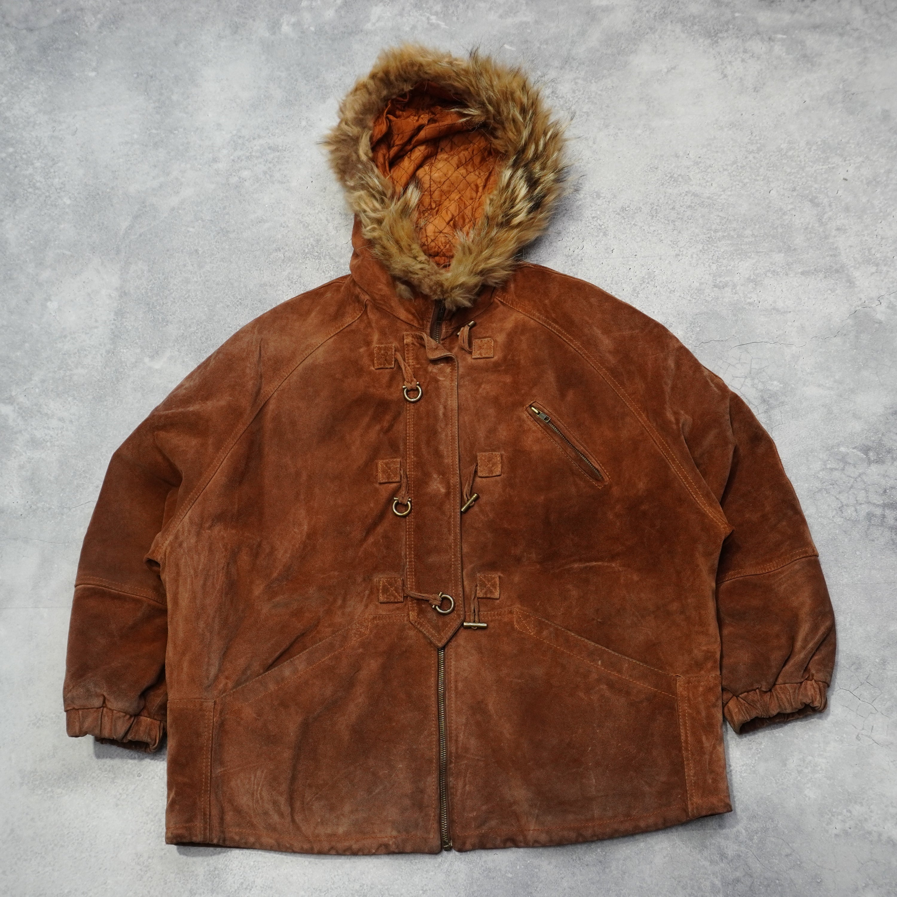 80s Carlo Masi Faux Fur Coat