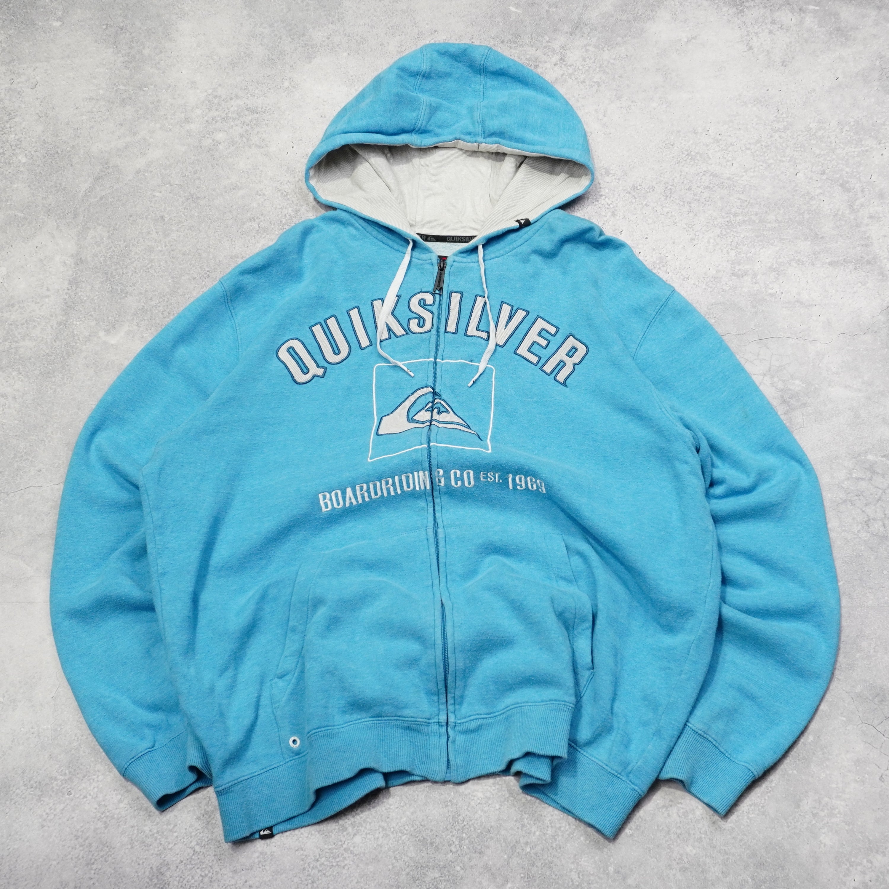 2000s Quiksilver Boardshort Graphic Hoodie